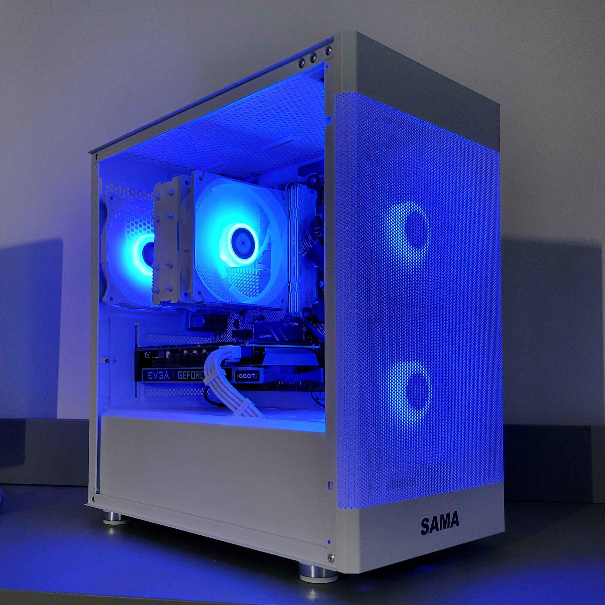 White Beauty! Workstation & Gaming PC | Ryzen 7 | 32GB RAM | 1TB | GTX 1660 Ti | Wi-Fi | Bluetooth