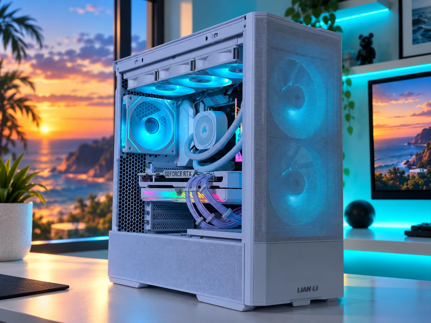 🌊 AZURE Gaming PC | RTX 3080 | Ryzen 7 5950X | 32GB RAM | 2TB NVME | WIFI + BT | FREE SHIPPING