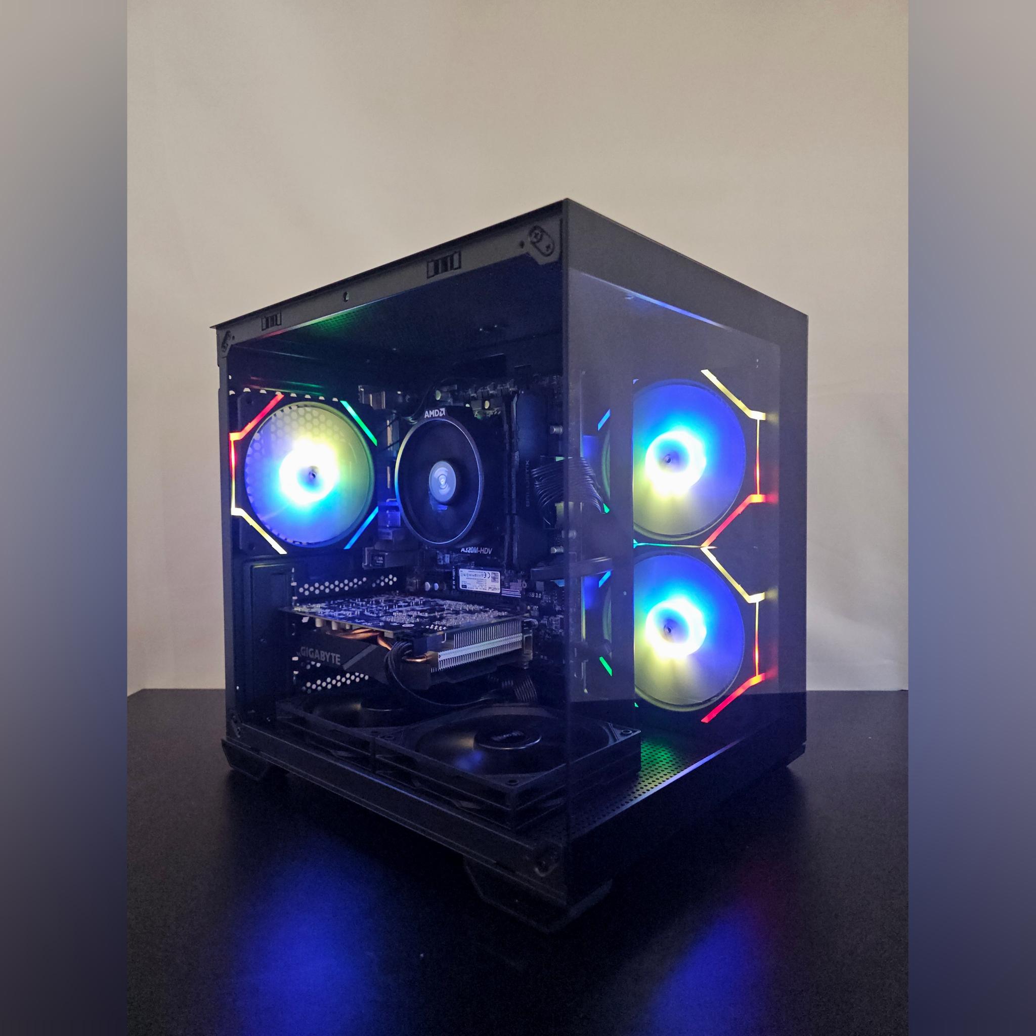 Mirage 1080p / RTX 2060 6GB / Ryzen 5 1600AF / 16GB DDR4 / 275GB SSD + 1TB HDD / RGB HUB