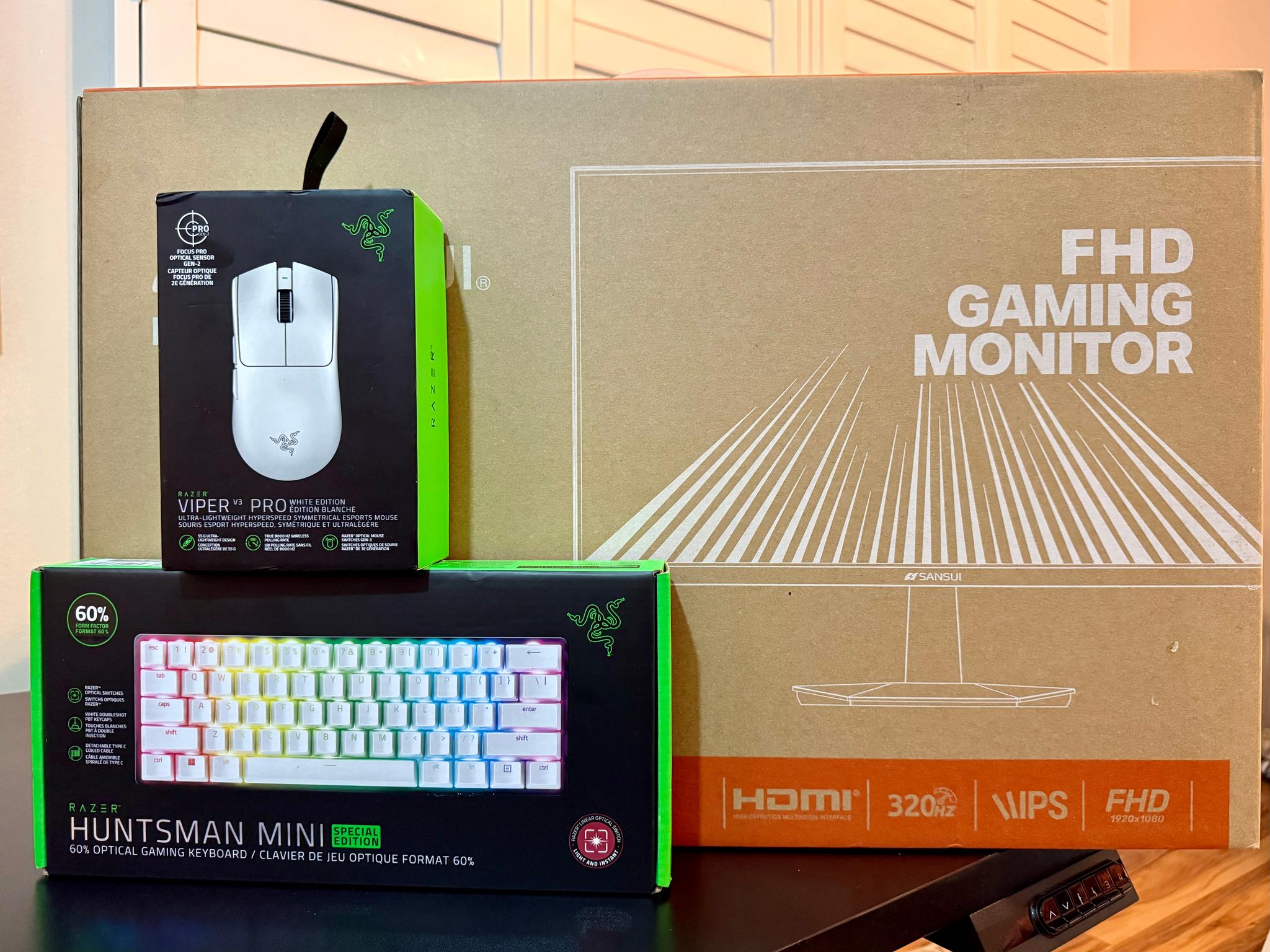 🏆 Complete E-Sports Setup - 5060Ti Gaming PC + 320Hz Monitor + Pro Razer Peripherals