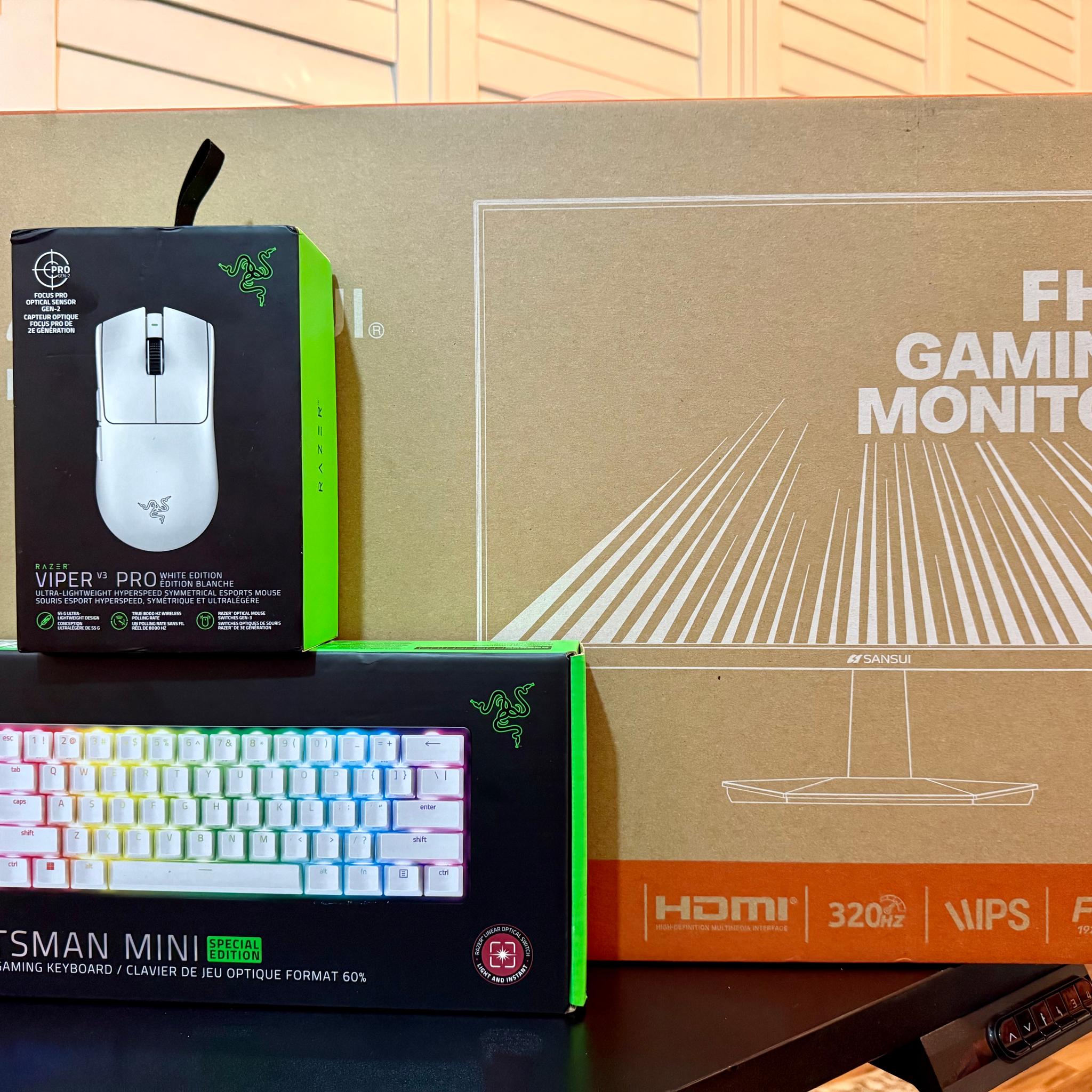 🏆 Complete E-Sports Setup - 5060Ti Gaming PC + 320Hz Monitor + Pro Razer Peripherals