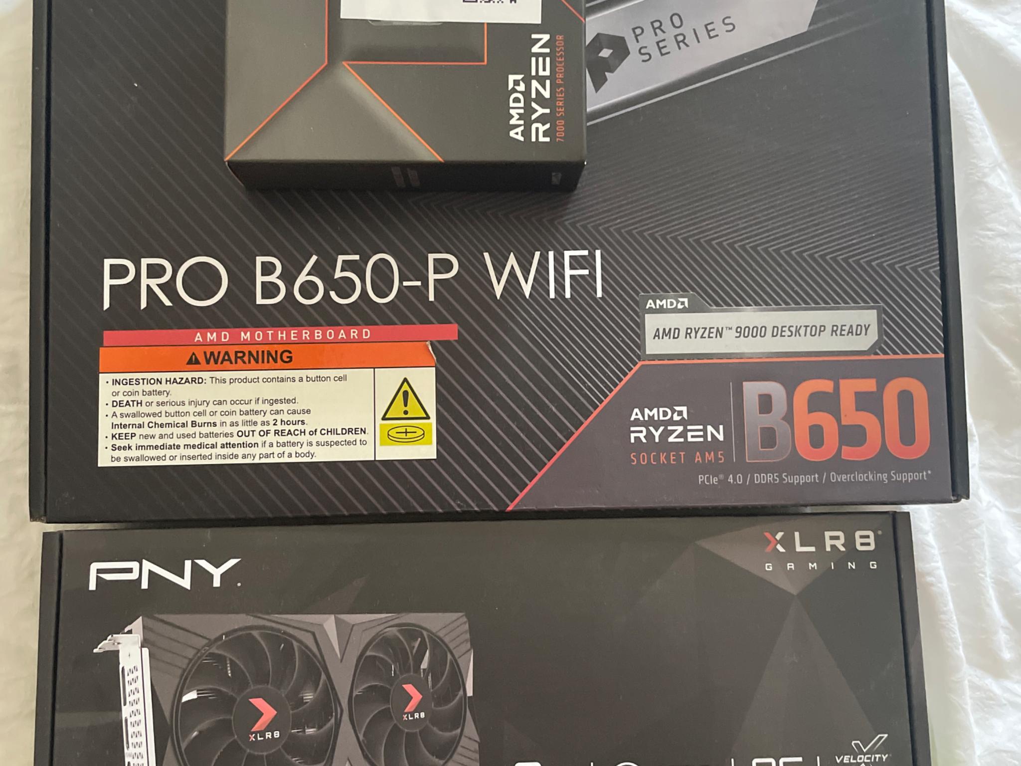 AM5 build-Ryzen 5 7600x & PNY 4060 8gb
