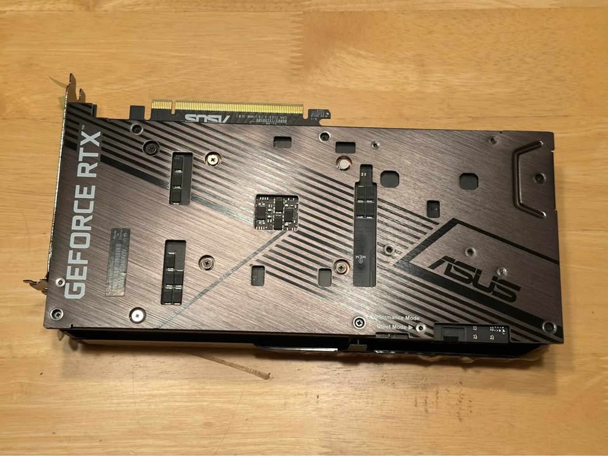 Open box Asus RTX 3060 Ti Dual OC 8GB