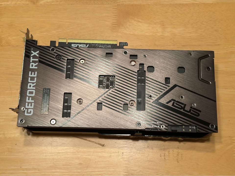 Open box Asus RTX 3060 Ti Dual OC 8GB
