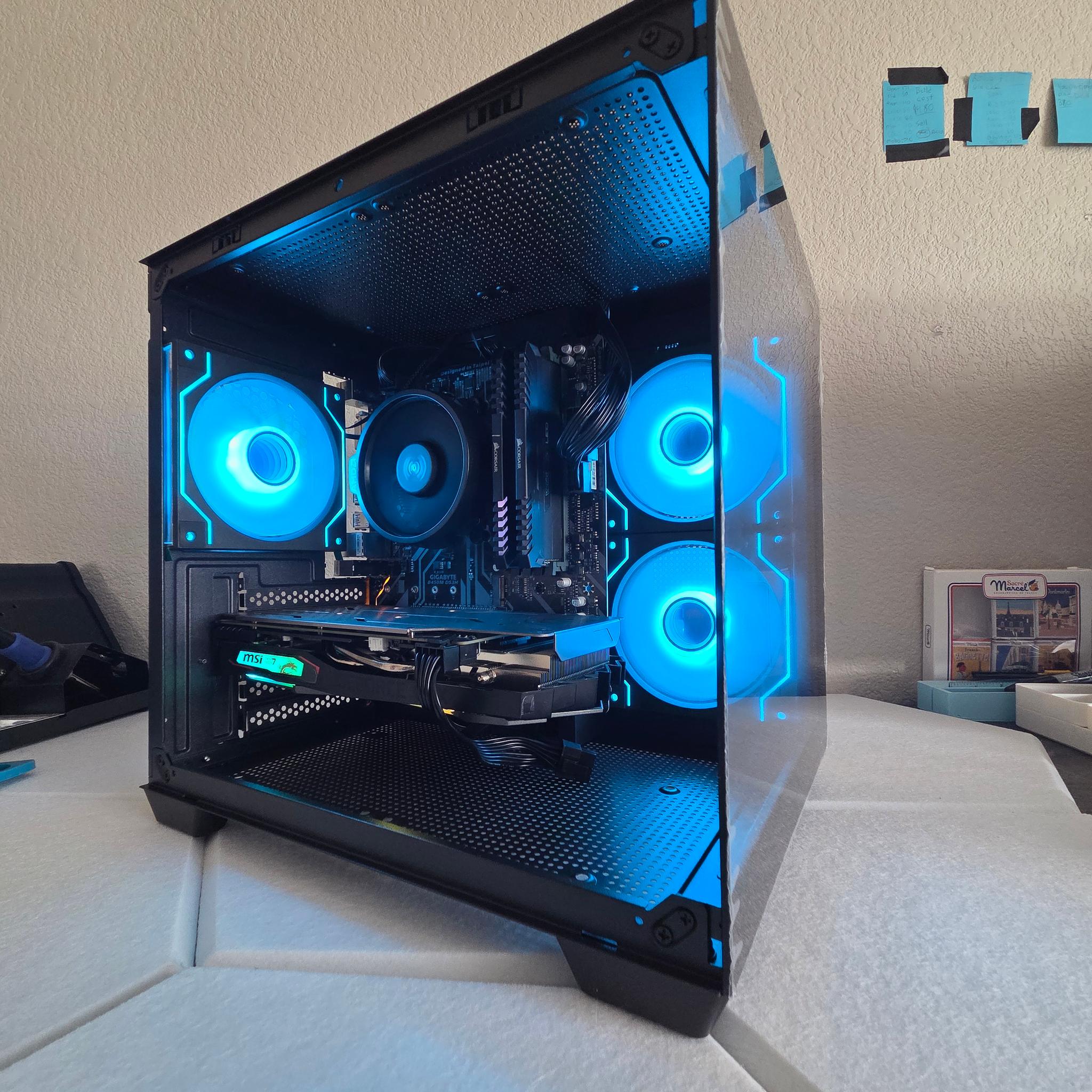 Black gaming pc (1660 SUPER)RGB🖤⬛💻WIFI
