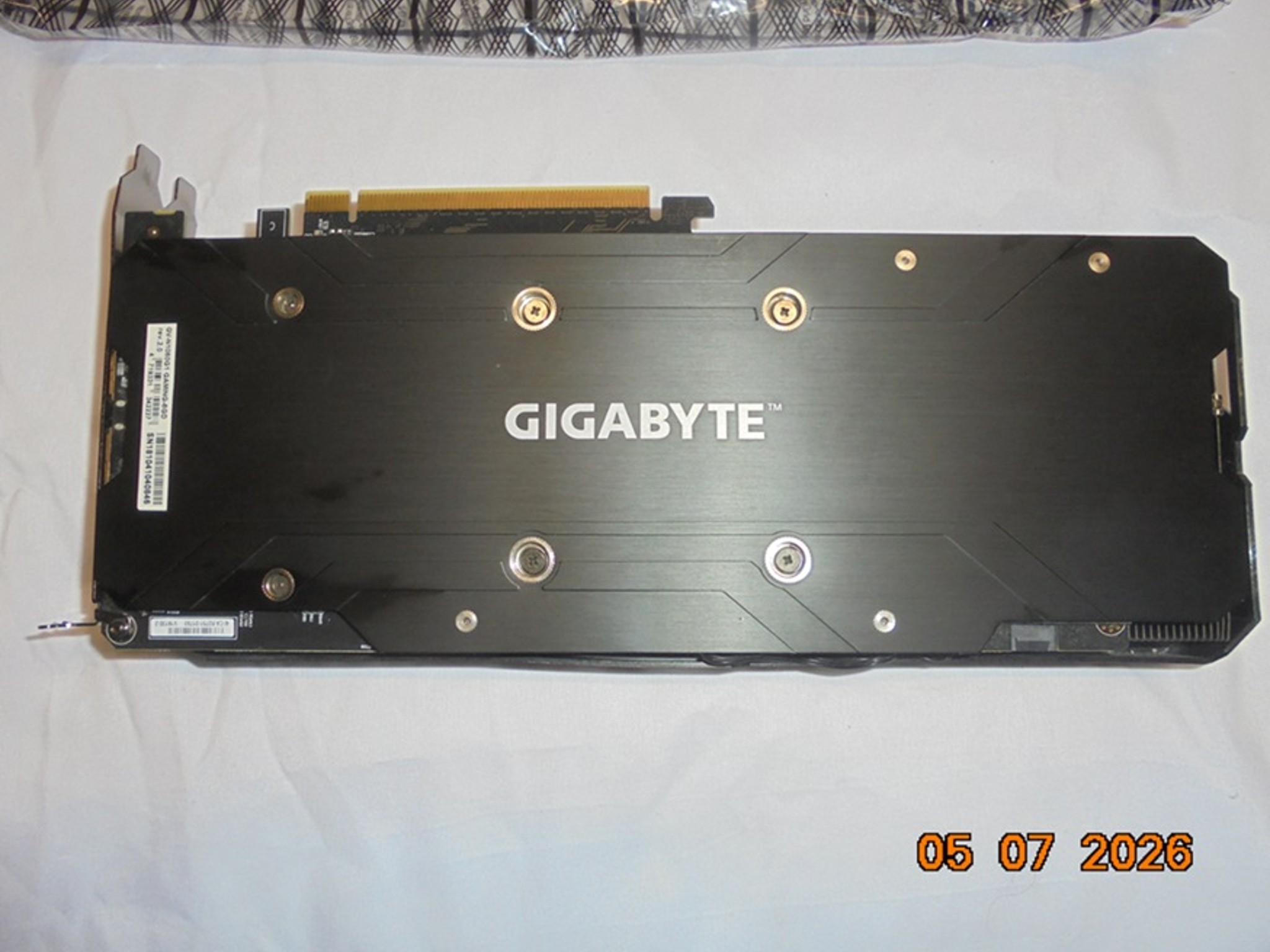 GIGABYTE GTX 1060 G1 6GB Gaming Rev.2.0/Clean/Functions Great