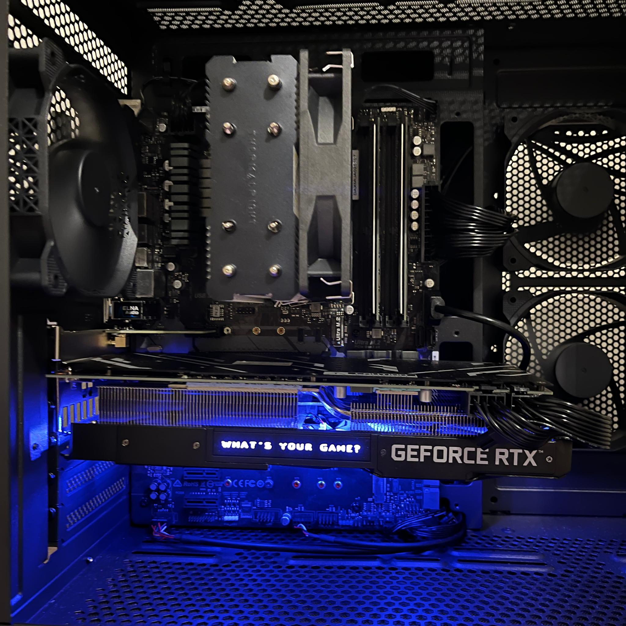 Budget Pure Performance PC Ryzen 5 3600 32gb DDR4 RAM RTX 2070 480GB SSD