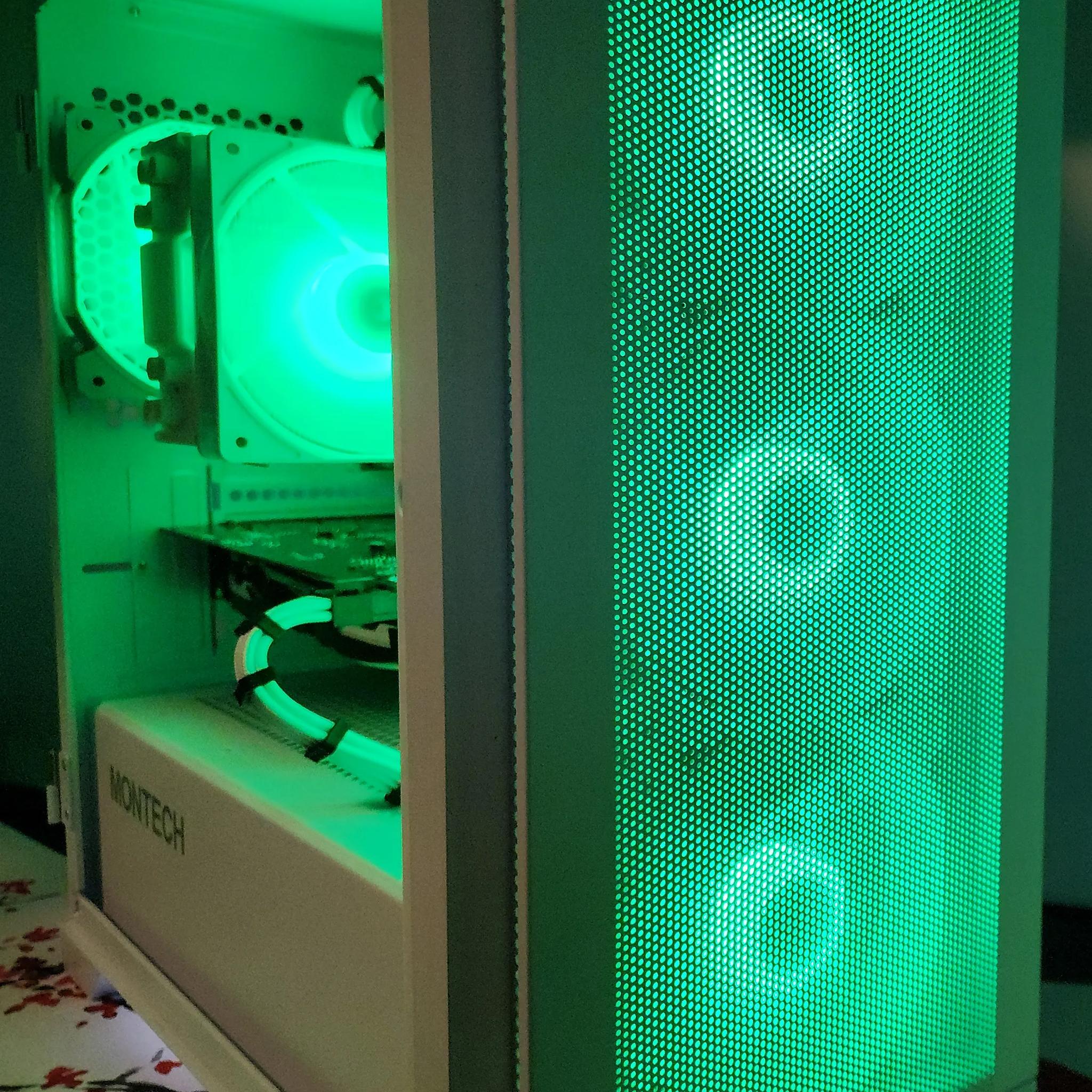 PRICE DROP!! Frosty Gaming Rig Ryzen 5/ 16GB / 1TB / RX 6600 8GB
