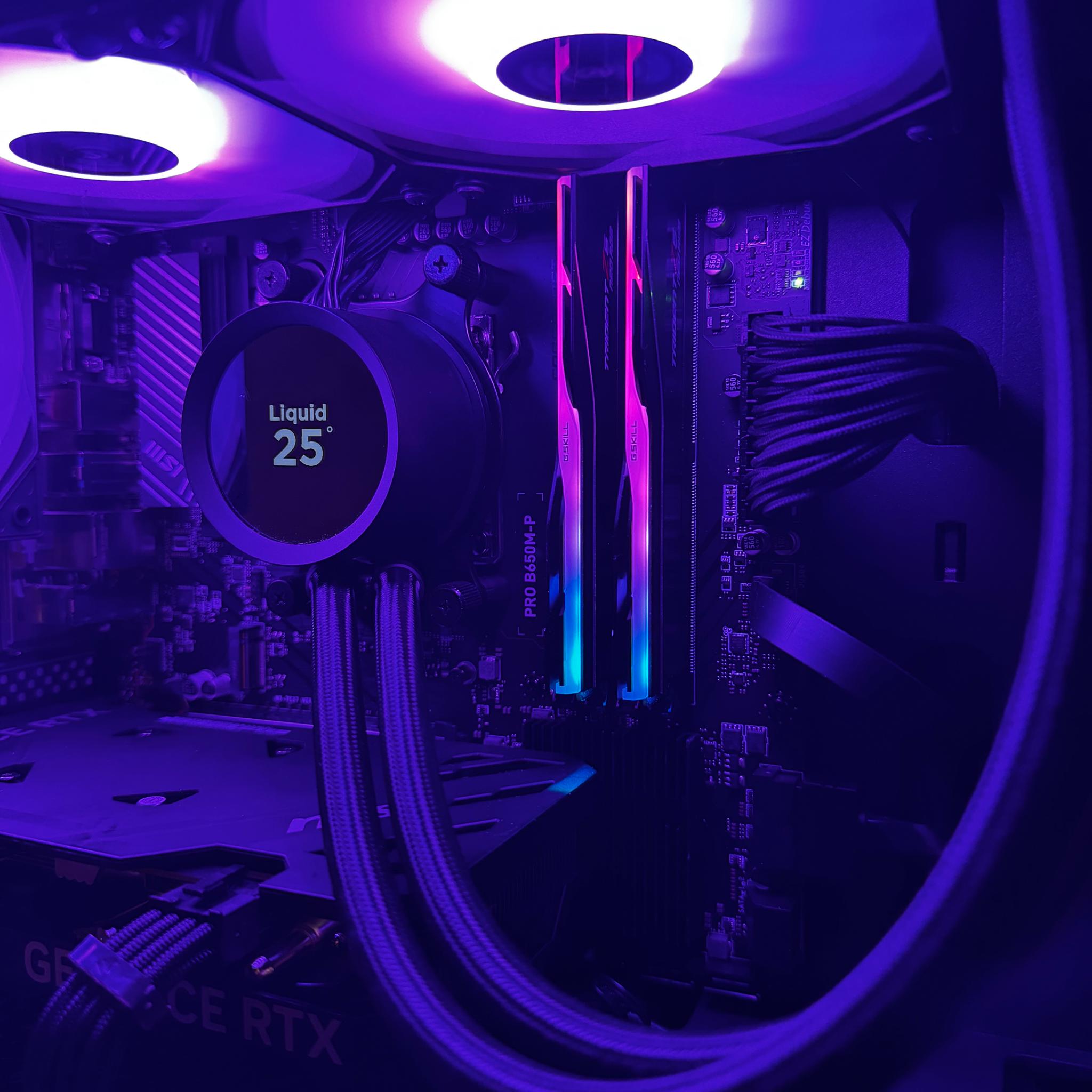 🏴AM5 DARK KNIGHT🏴 | RYZEN 7600X | NVIDIA RTX 4060 |32GB DDR5 | 1TB SSD | WIFI/BT | WIN 11