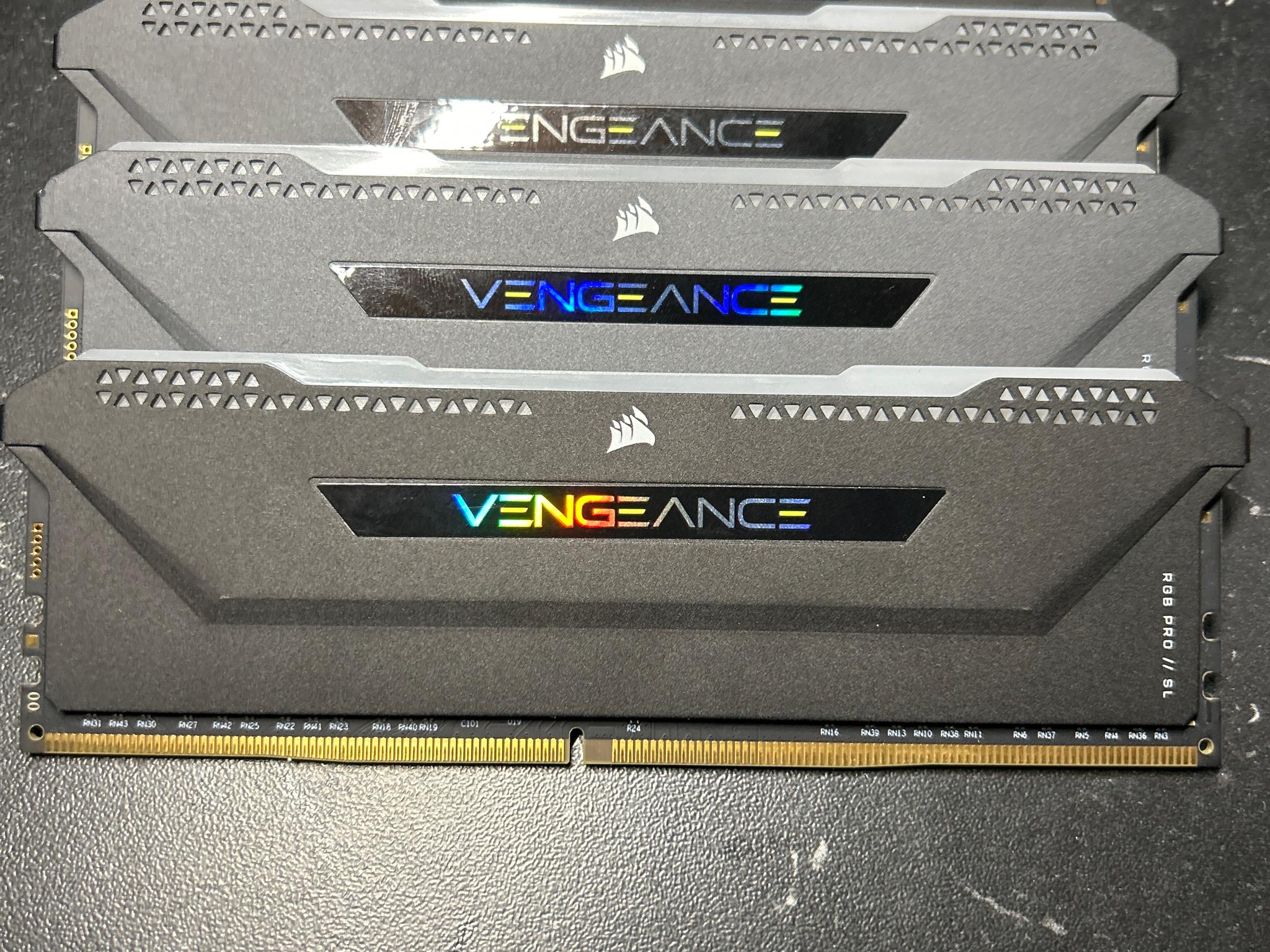 64GB (4x16GB) DDR4 Vengeance Ram Kit