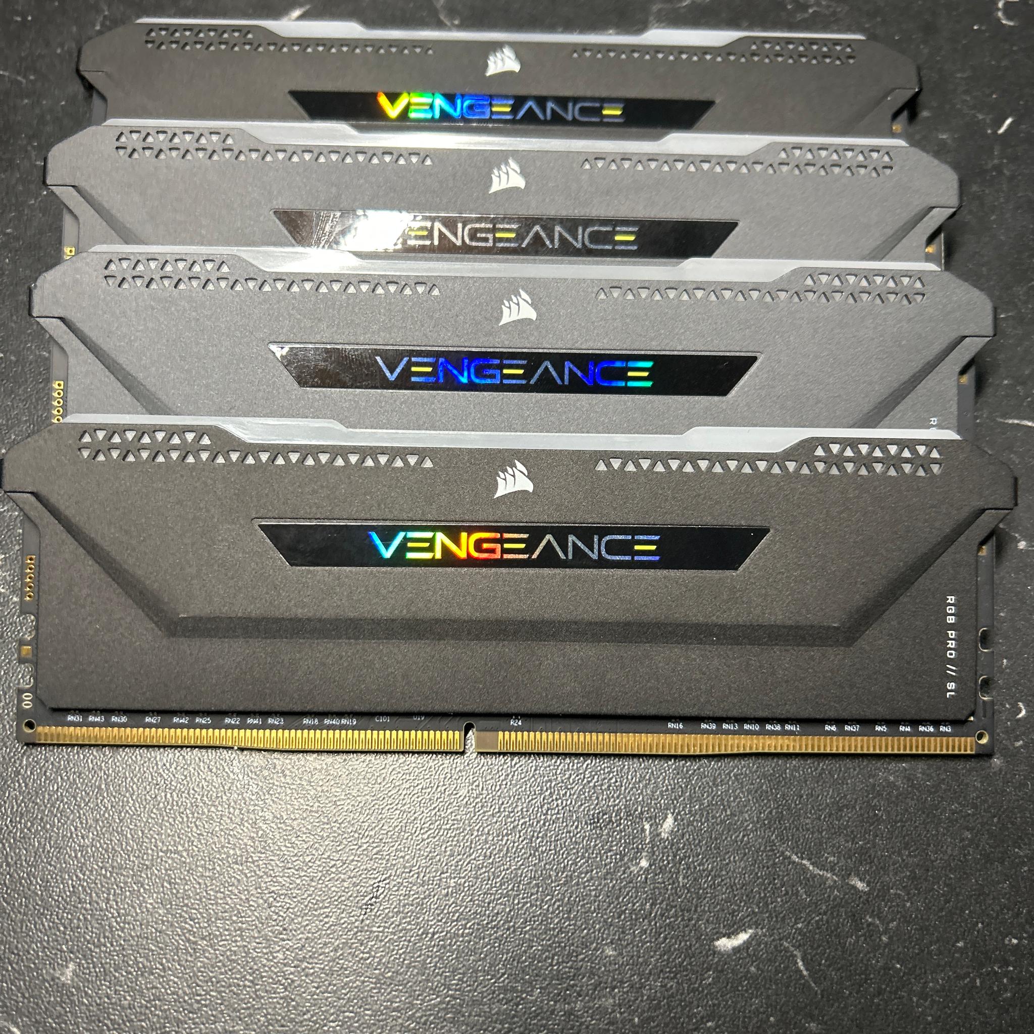 64GB (4x16GB) DDR4 Vengeance Ram Kit