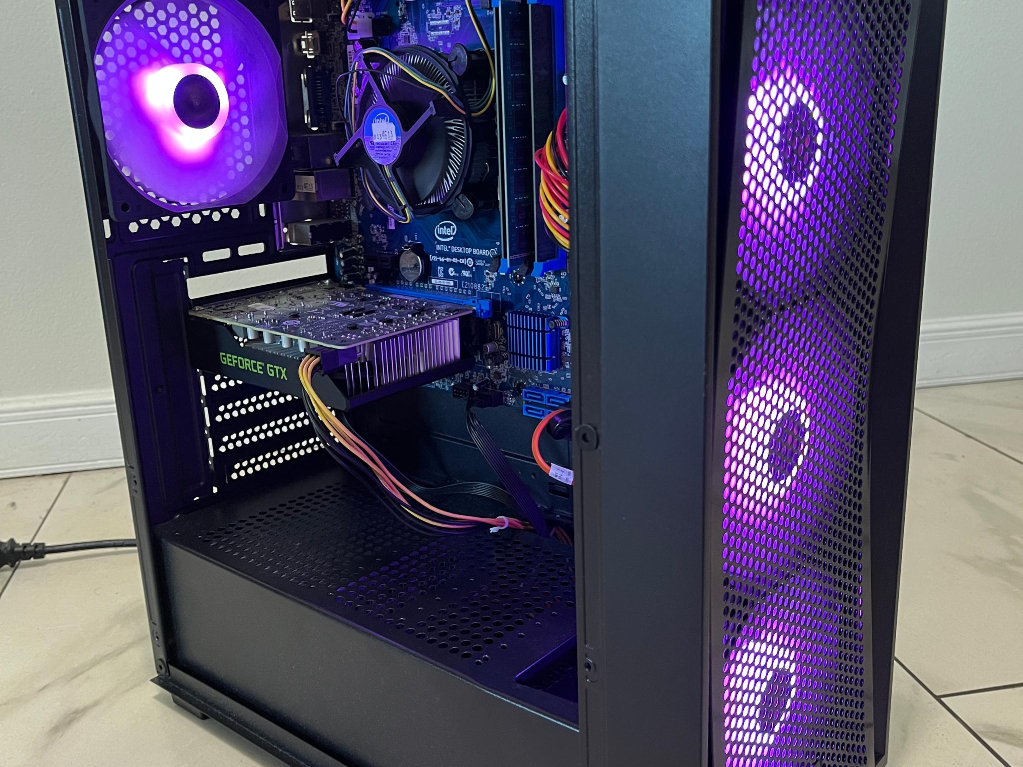 Budget Gaming PC-Intel i7-4770,NVIDIA GTX 1660S,16GB RAM,750GB Storage, w/ Wi-Fi & BT*Defective Case