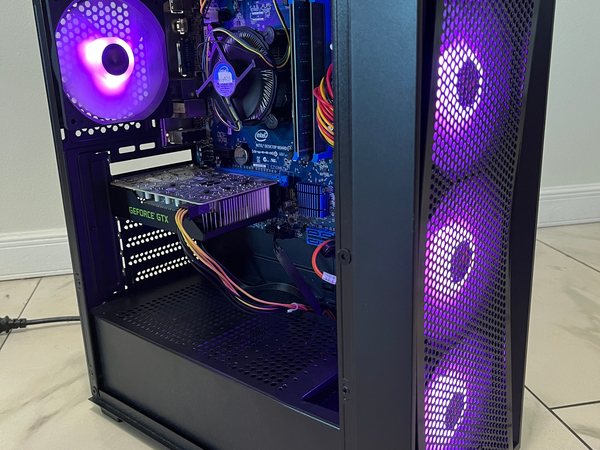 Budget Gaming PC-Intel i7-4770,NVIDIA GTX 1660S,16GB RAM,750GB Storage, w/ Wi-Fi & BT*Defective Case
