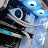 🤍AESTHETIC MACHINE🤍 💚 RTX 4060ti 8GB 💙 Intel I5 12600KF 10 Cores | 32GB DDR5 | 2TB 7000mhz NVME