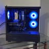Rx 9060 Xt 16gb, 1440p black gaming pc Beast