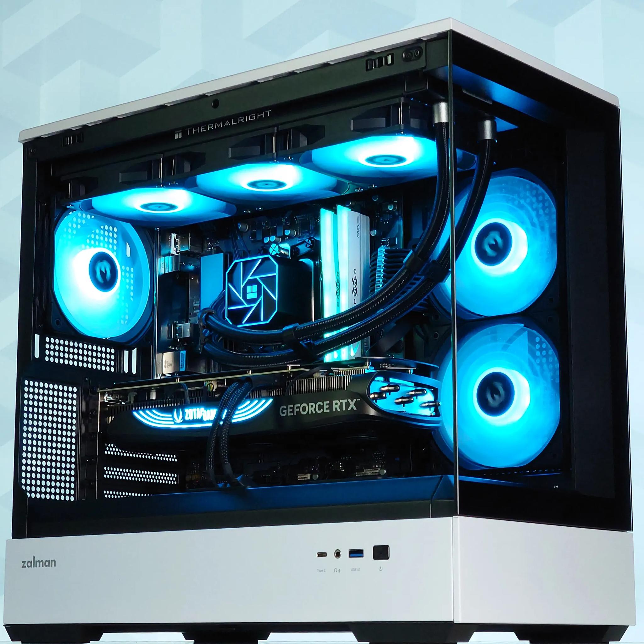 🤍🖤🐼 Gaming PC🎍Nvidia RTX 4070 Ti 12GB🎍Ryzen 7 8700F🎍32GB DDR5🎍1TB NVME GEN4