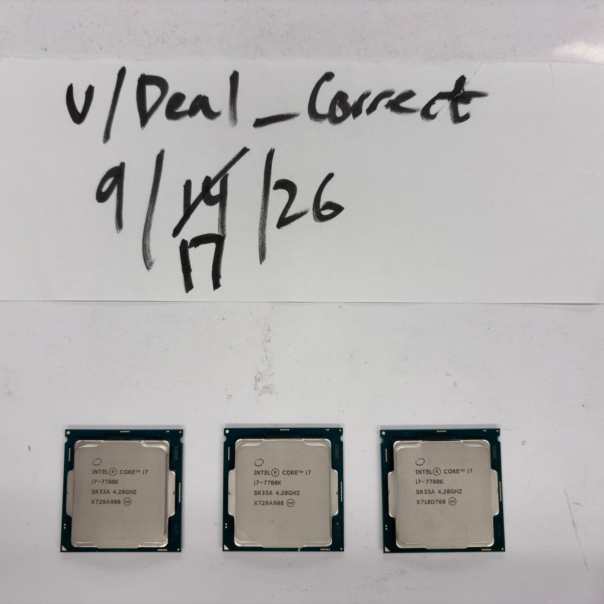 Intel Core i7-7700K