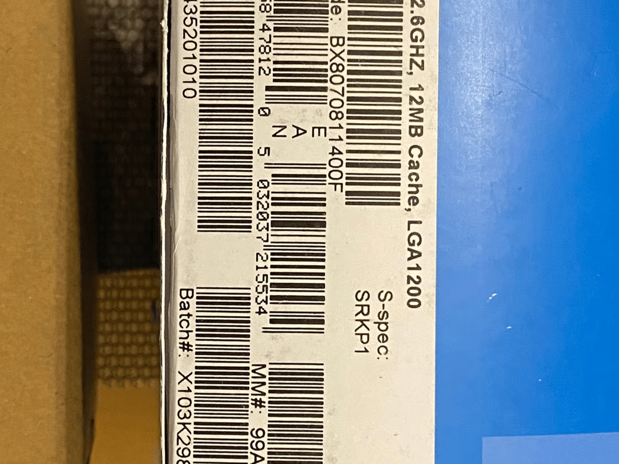 Like New, Intel i5 11400f w/ Asus Prime Motherboard and I/O plate and stock HSF