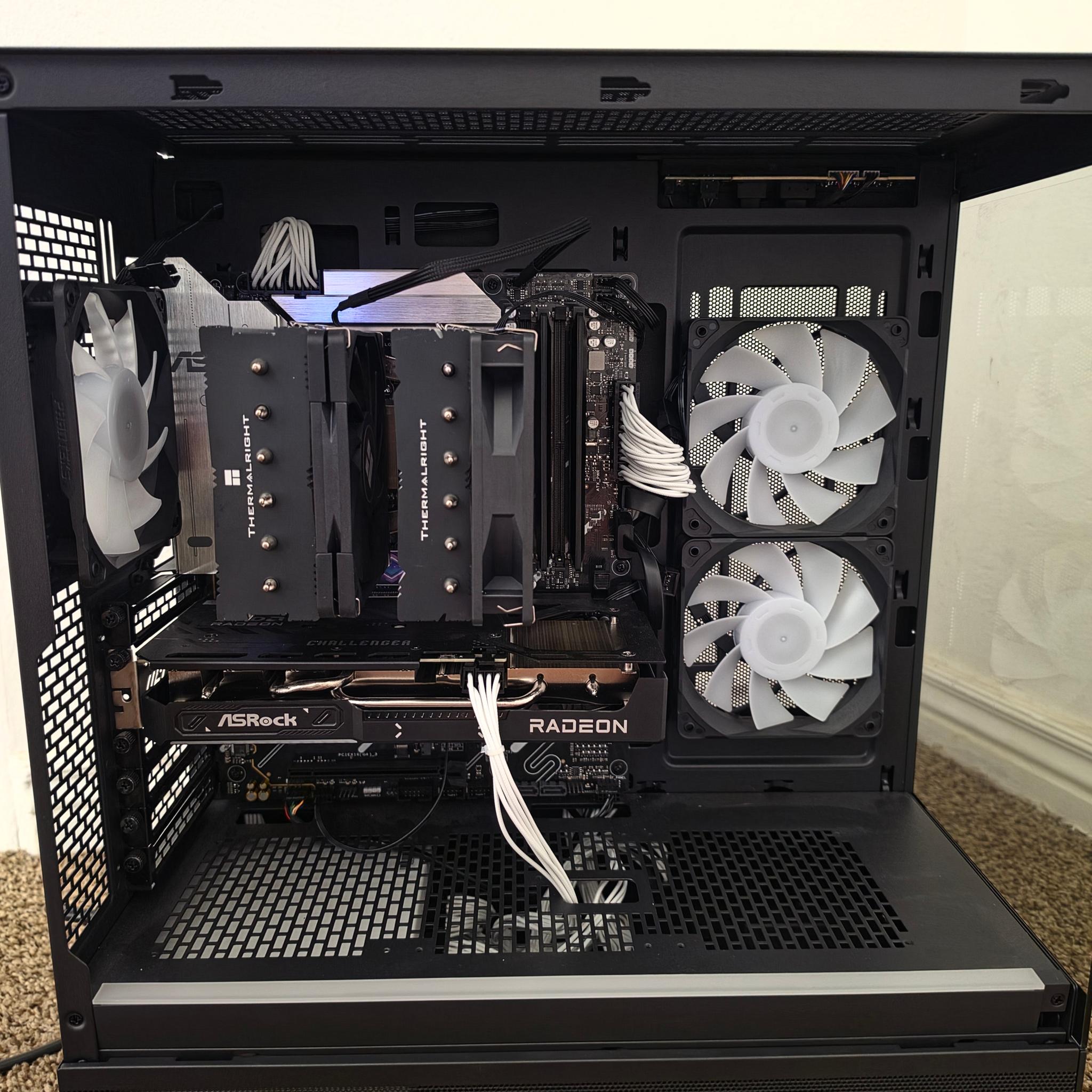 Radeon RX 9060 XT 16GB Custom Gaming PC - Ryzen 5 9600X, 32GB RAM, 1TB NVMe SSD