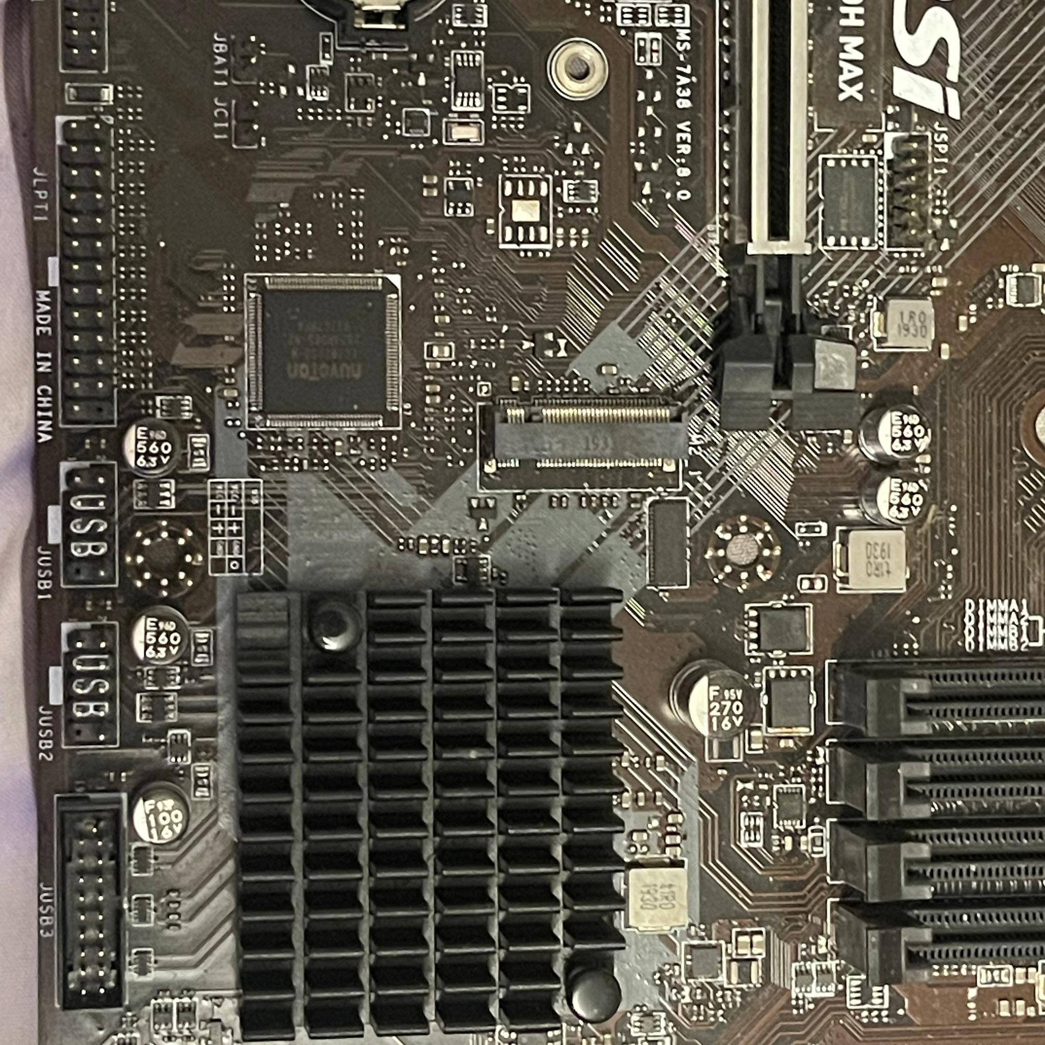 MSI mATX b450 PRO-VDH MAX