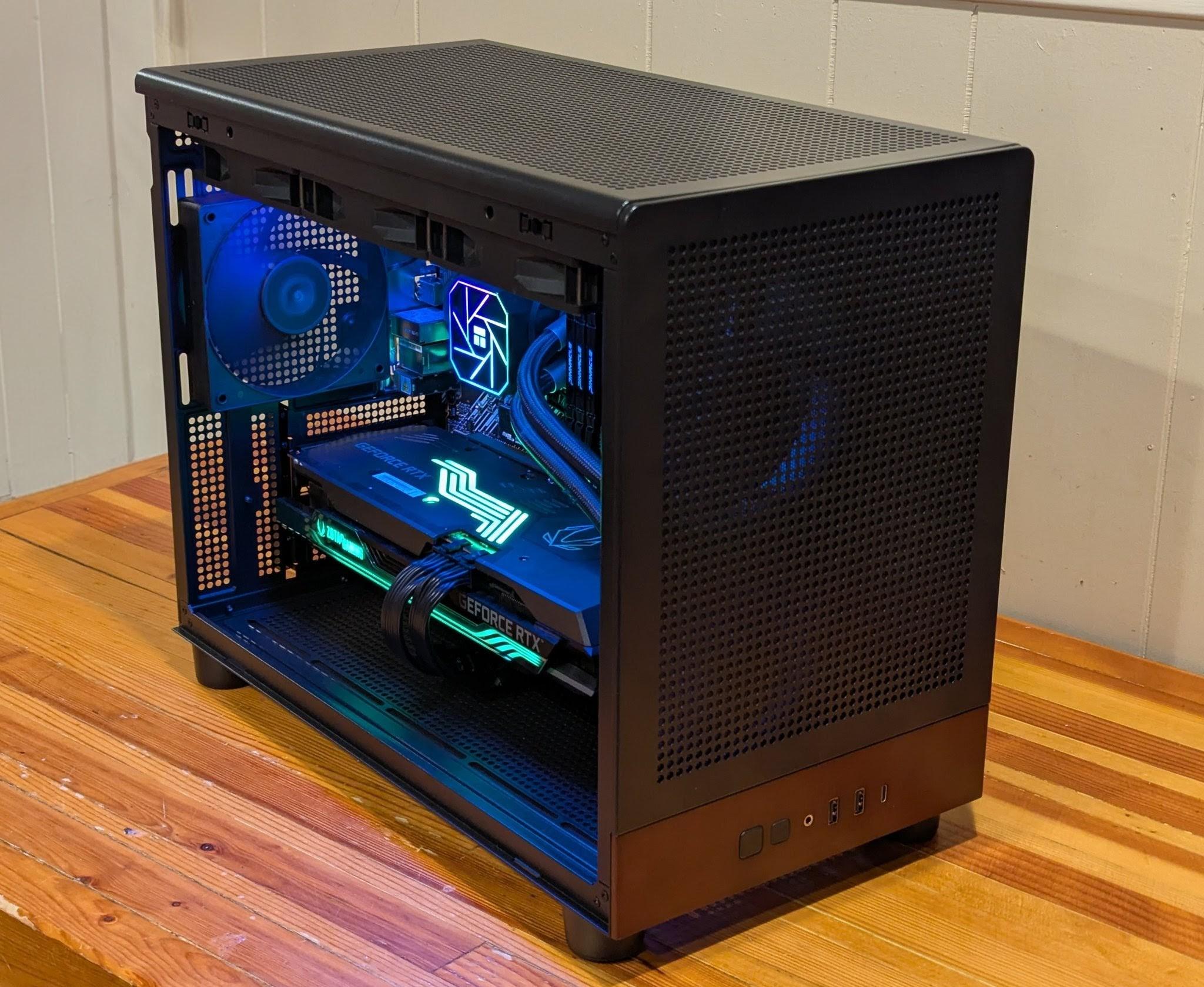 🌲 Ryzen 5 5600 • RTX 3080 • 32GB RAM • 1TB NVMe • RGB + Wood Case