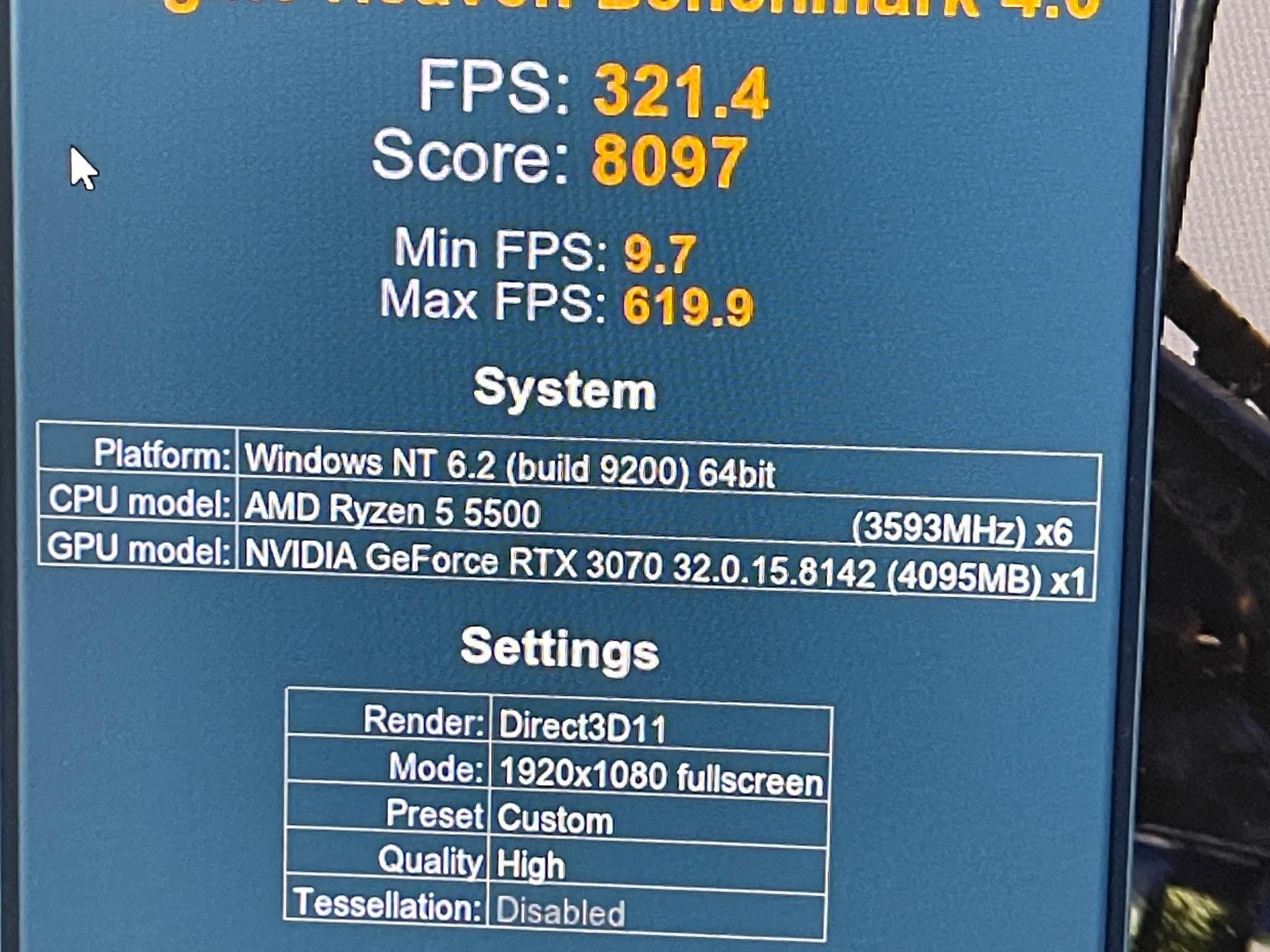 RTX 3070 8GB | Ryzen 5 5500 | 32GB DDR4 | 500GB NVME M2 SSD | Win11 Pro | WIFI + BT Custom Gaming PC