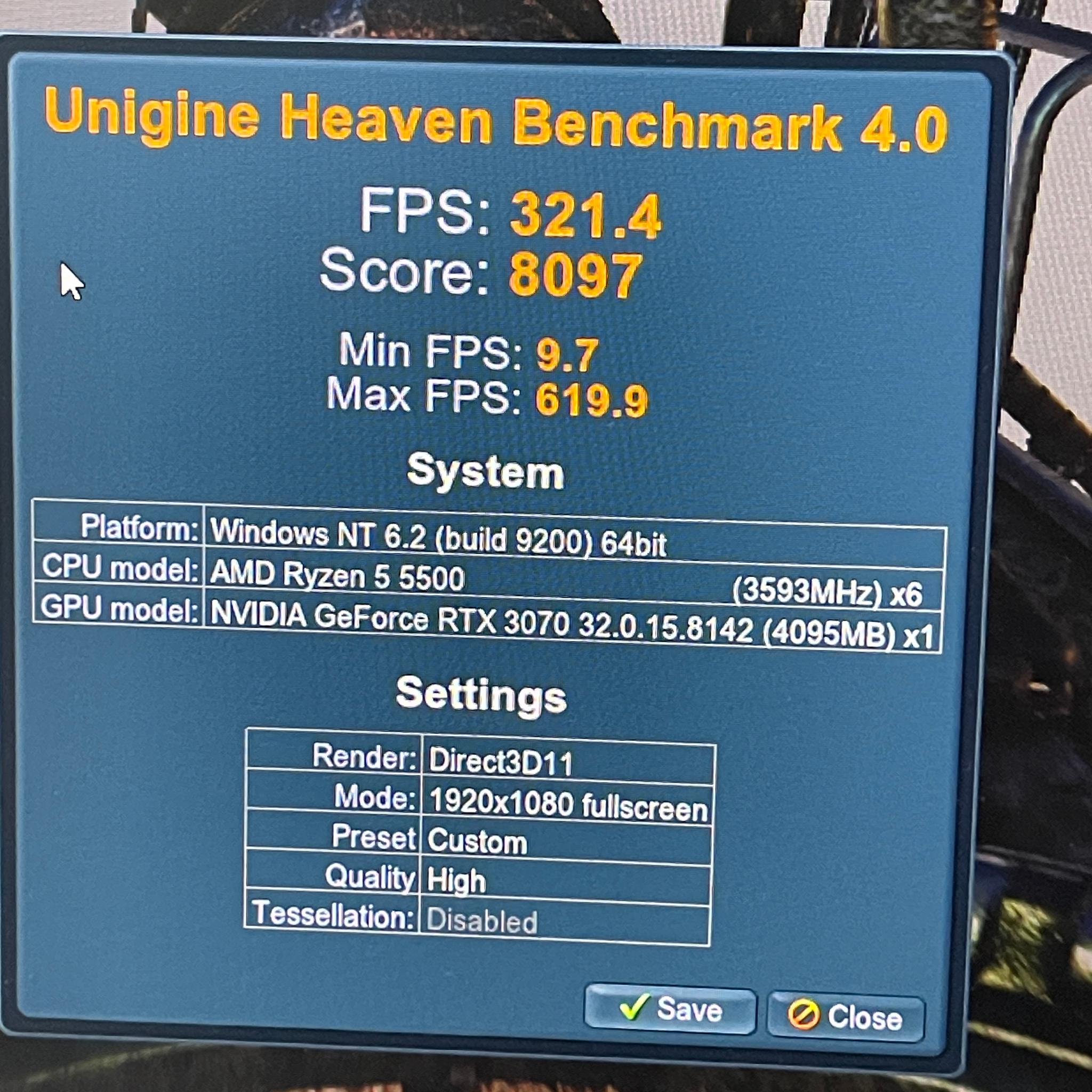 RTX 3070 8GB | Ryzen 5 5500 | 32GB DDR4 | 500GB NVME M2 SSD | Win11 Pro | WIFI + BT Custom Gaming PC