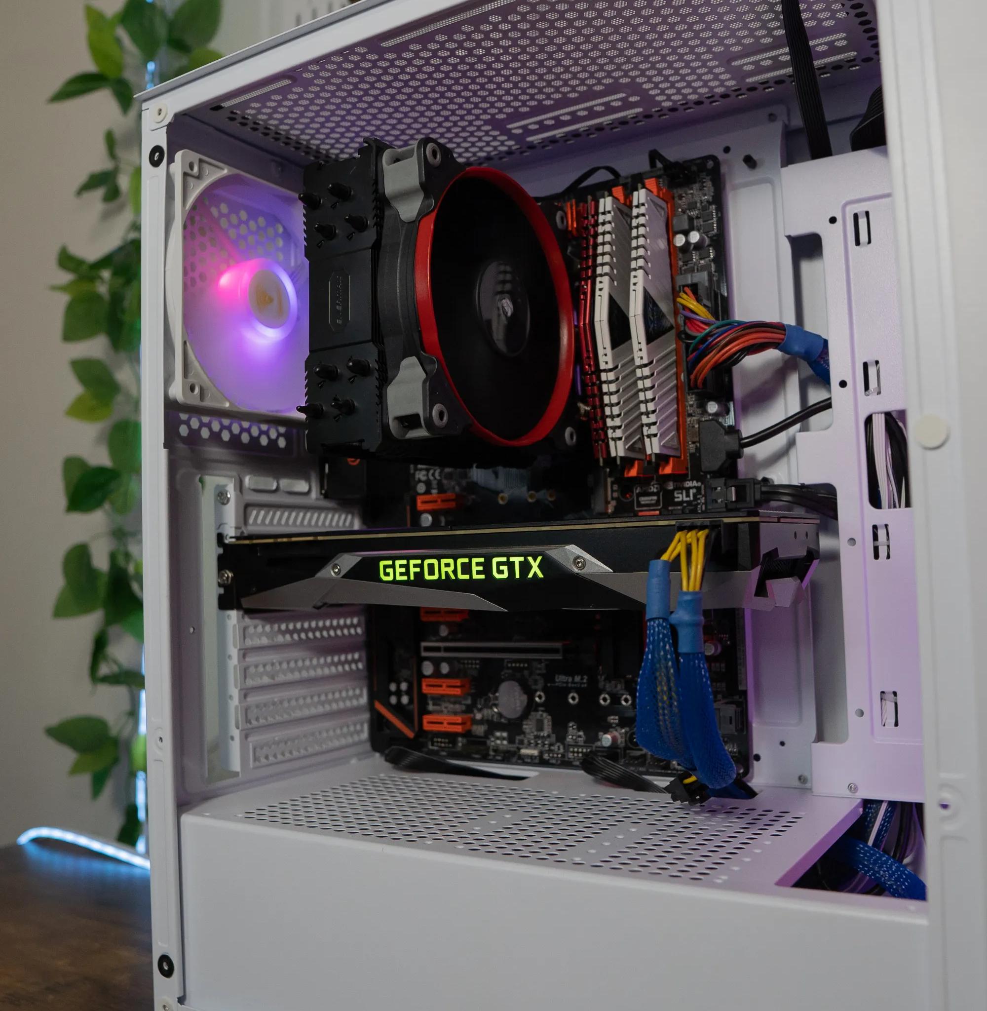 🔮🪄 BUDGET - BO6 Ready GAMING PC | NVIDIA GTX 1080 8GB FE | INTEL i7 7700 | 16GB DDR4 RAM | 1.24TB |