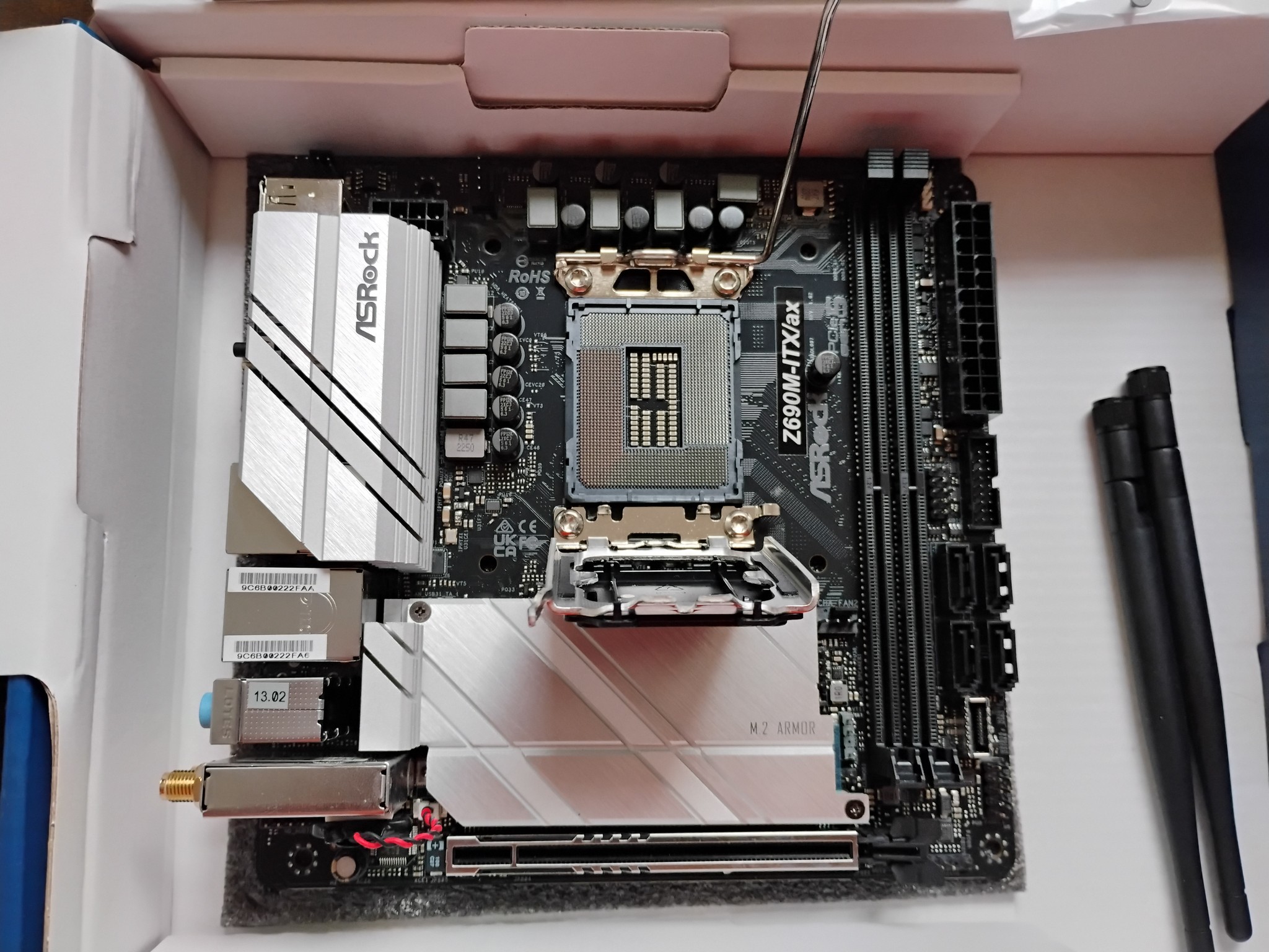 Asrock Z690m-itx/ax DDR4 ITX motherboard LGA 1700