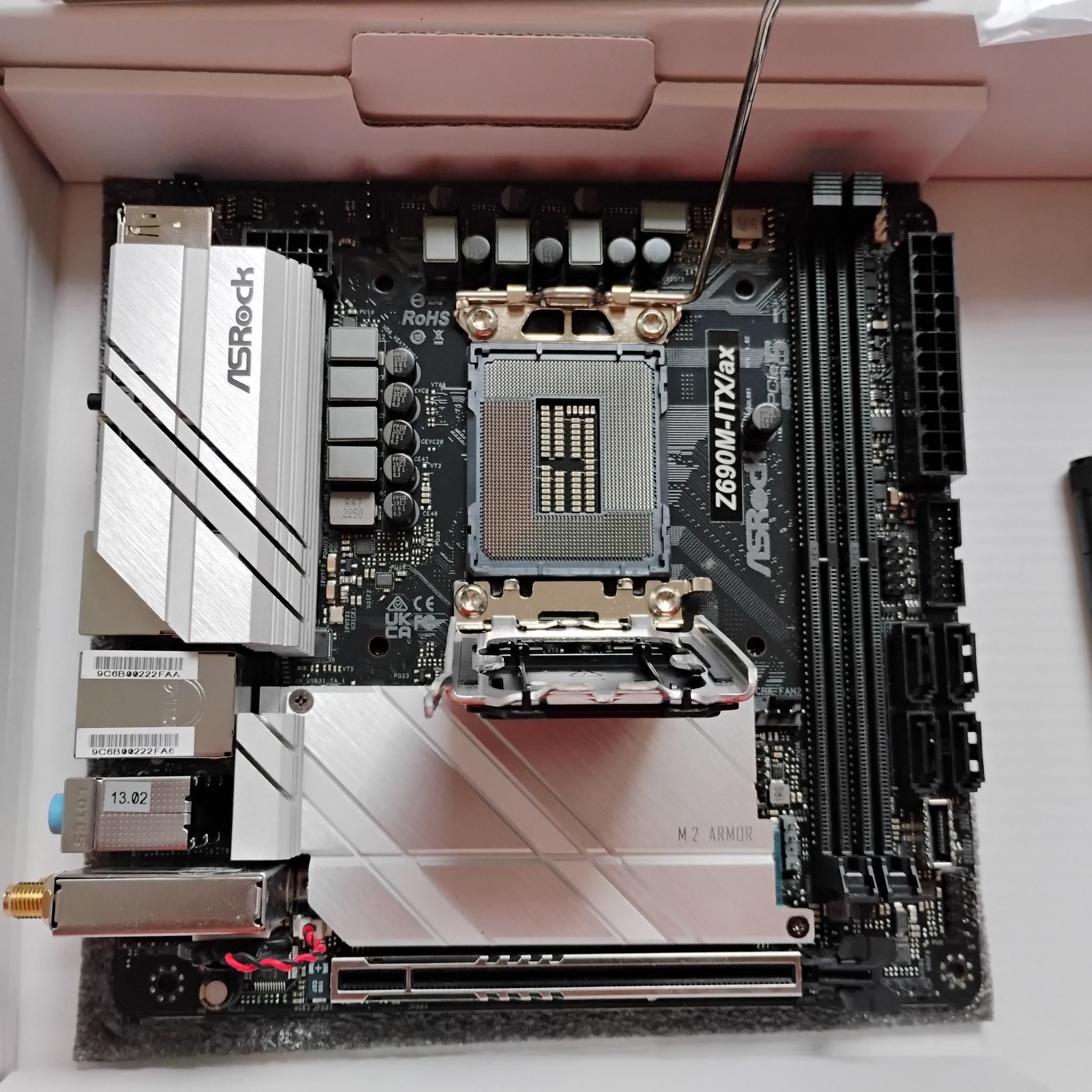 Asrock Z690m-itx/ax DDR4 ITX motherboard LGA 1700