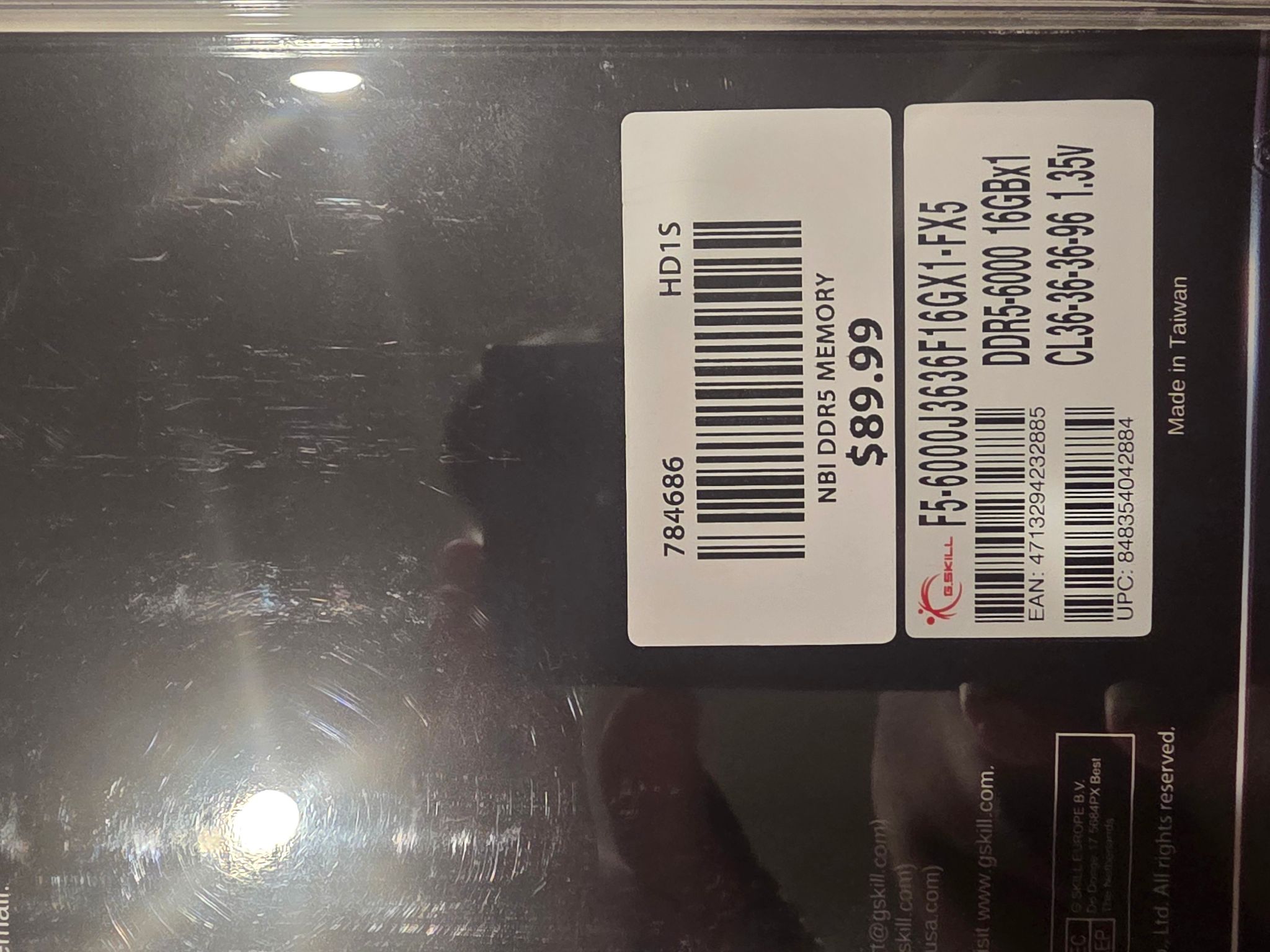 32gb ddr5 flare x 6000