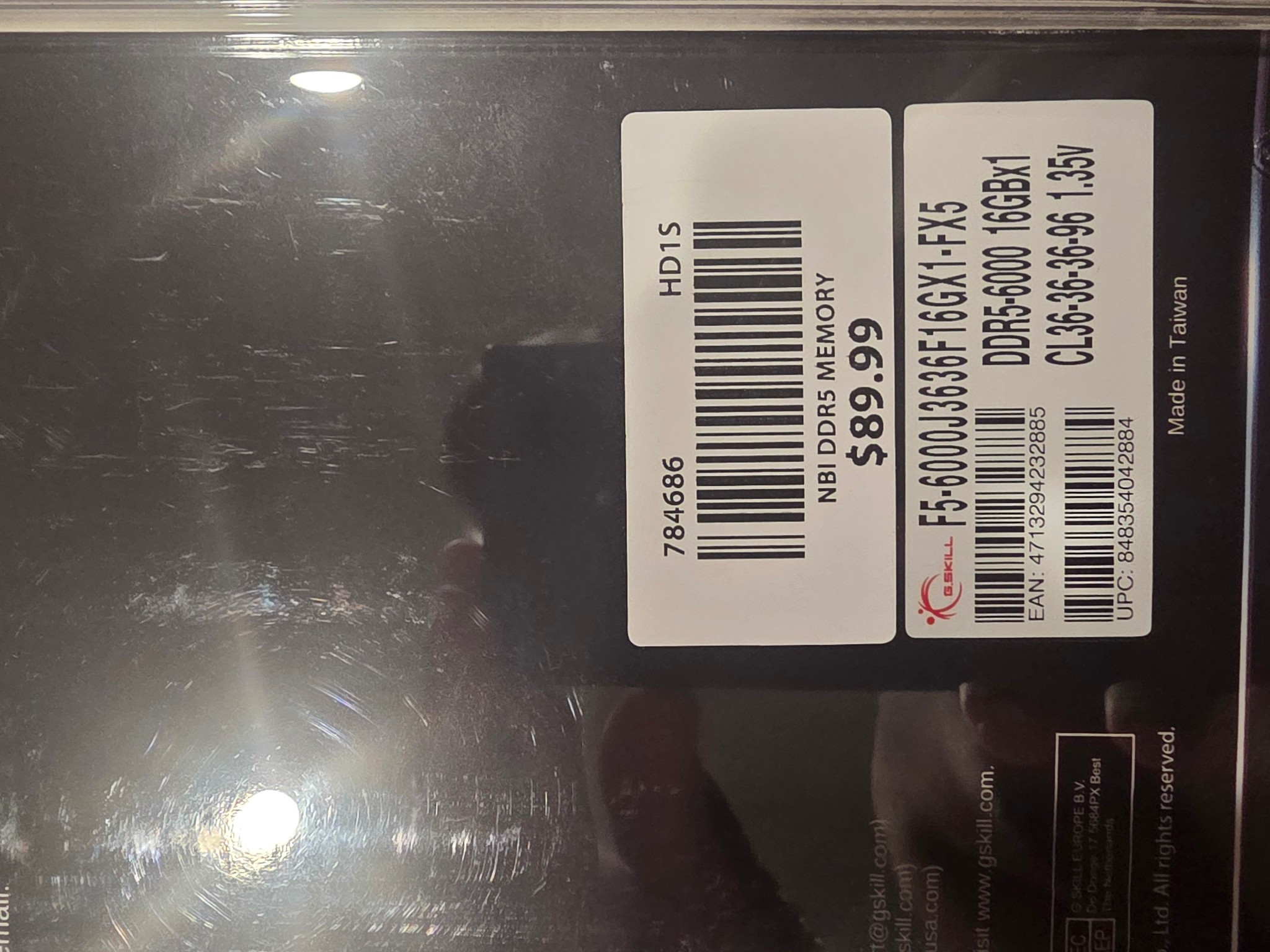 32gb ddr5 flare x 6000