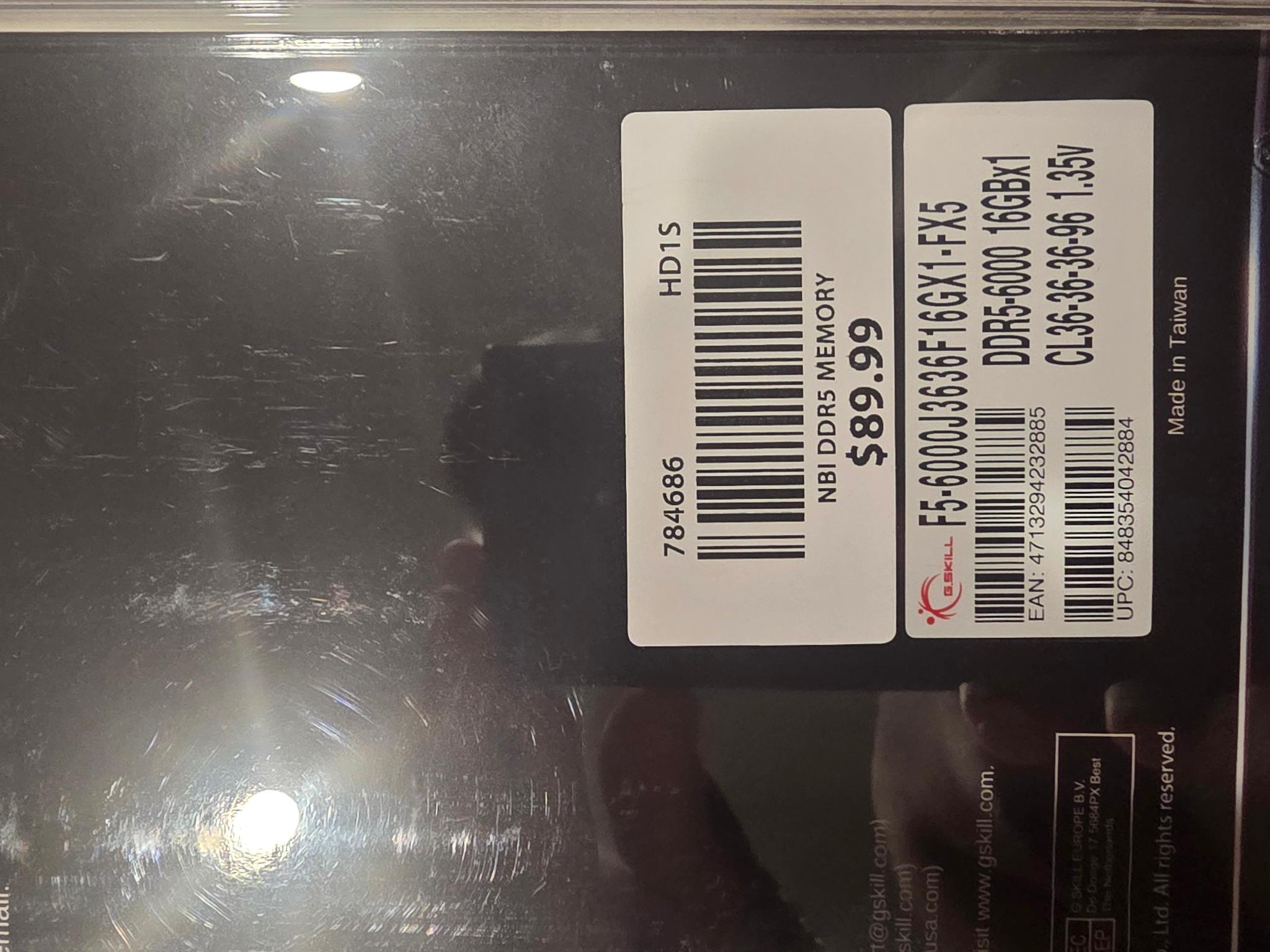 32gb ddr5 flare x 6000