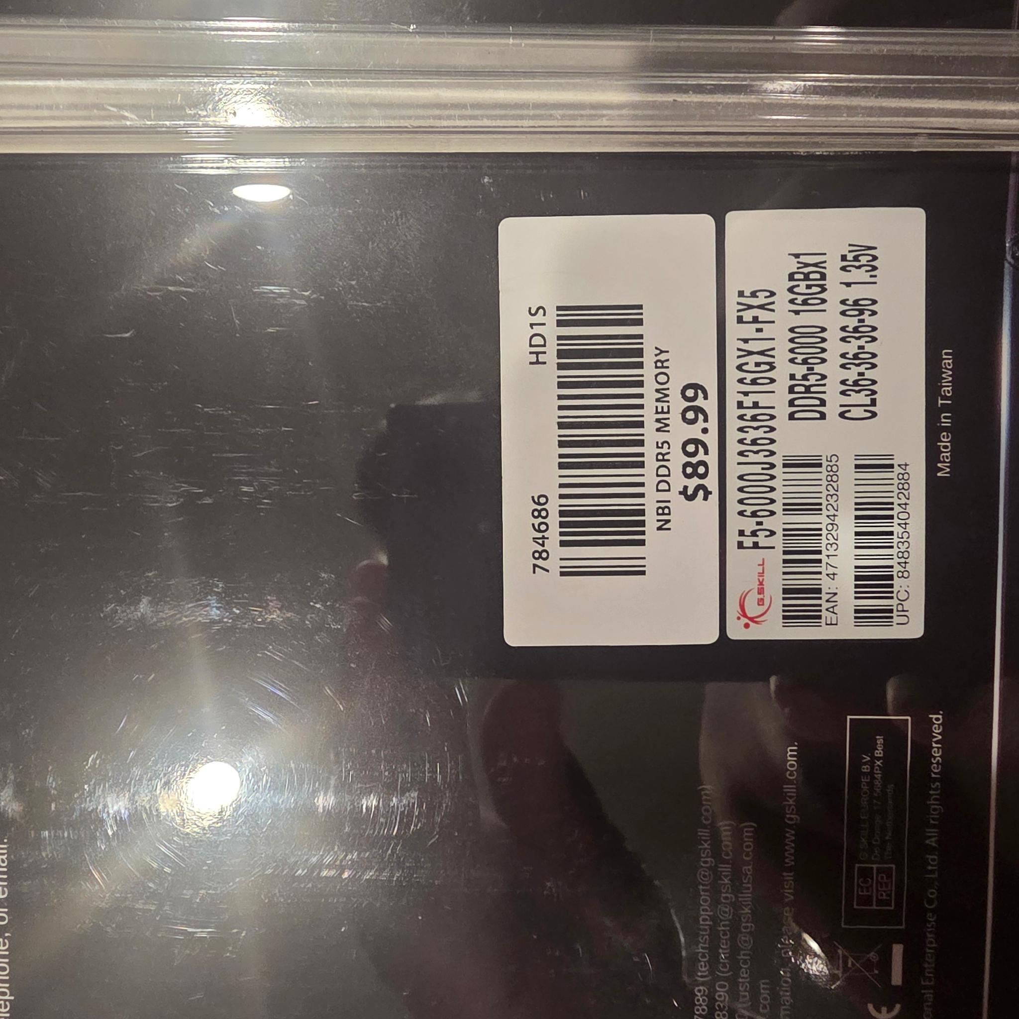 32gb ddr5 flare x 6000