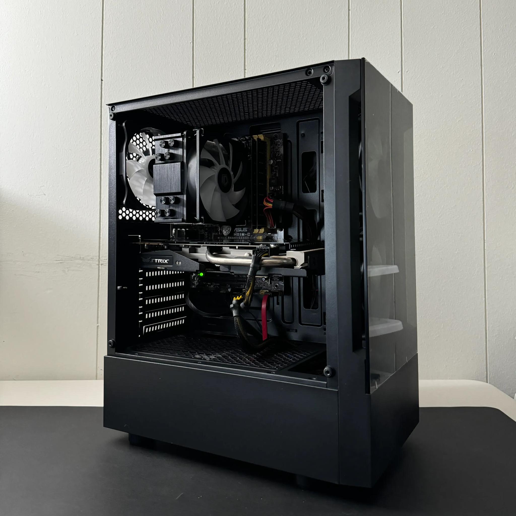 GTX 970 4GB | INTEL i7 4770s | 16GB DDR3 RAM | 256 GB SSD | Black Gaming Computer