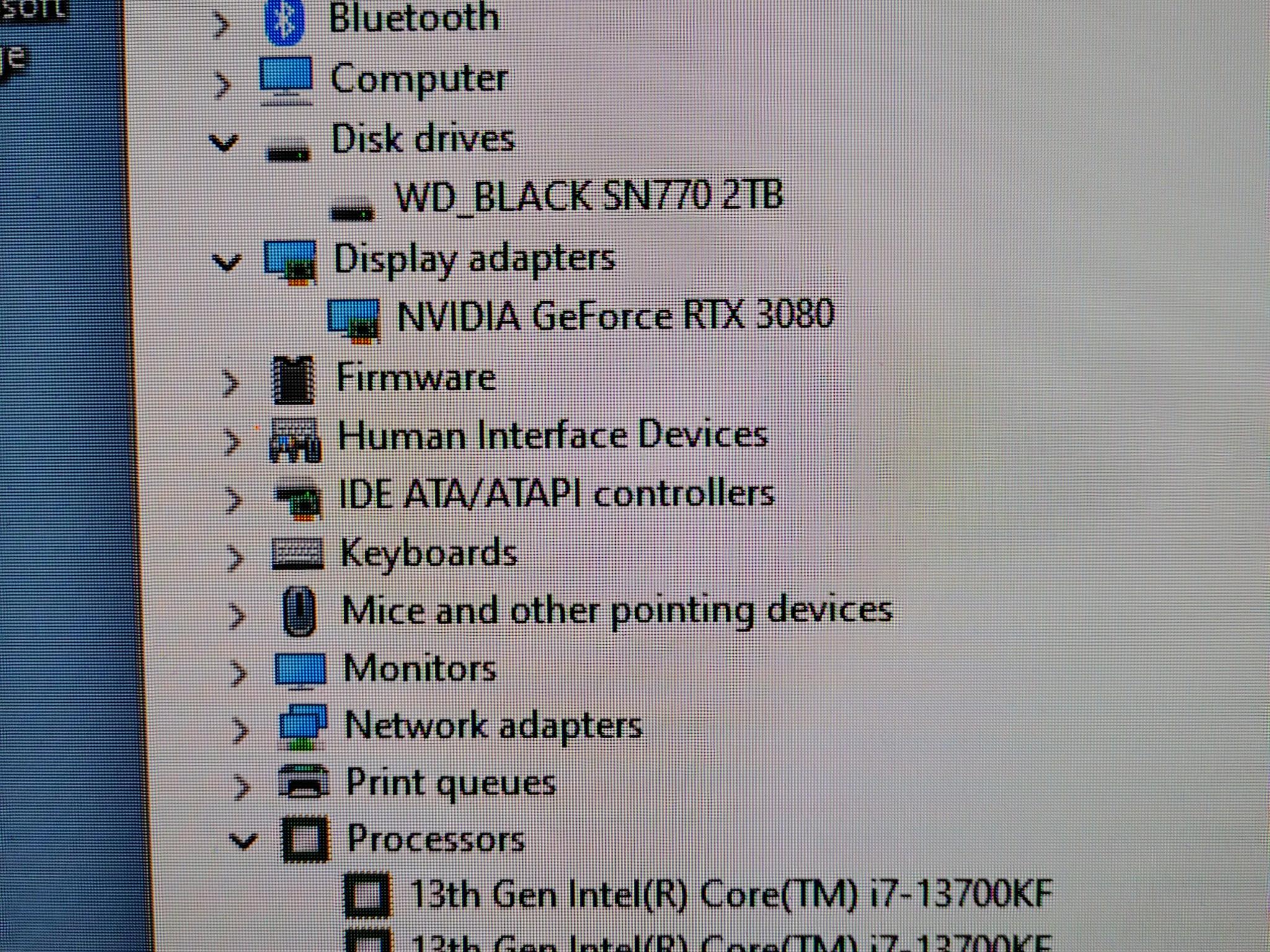 High End Gaming PC i7 13700KF RTX 3080 16GB RAM 2TB SSD