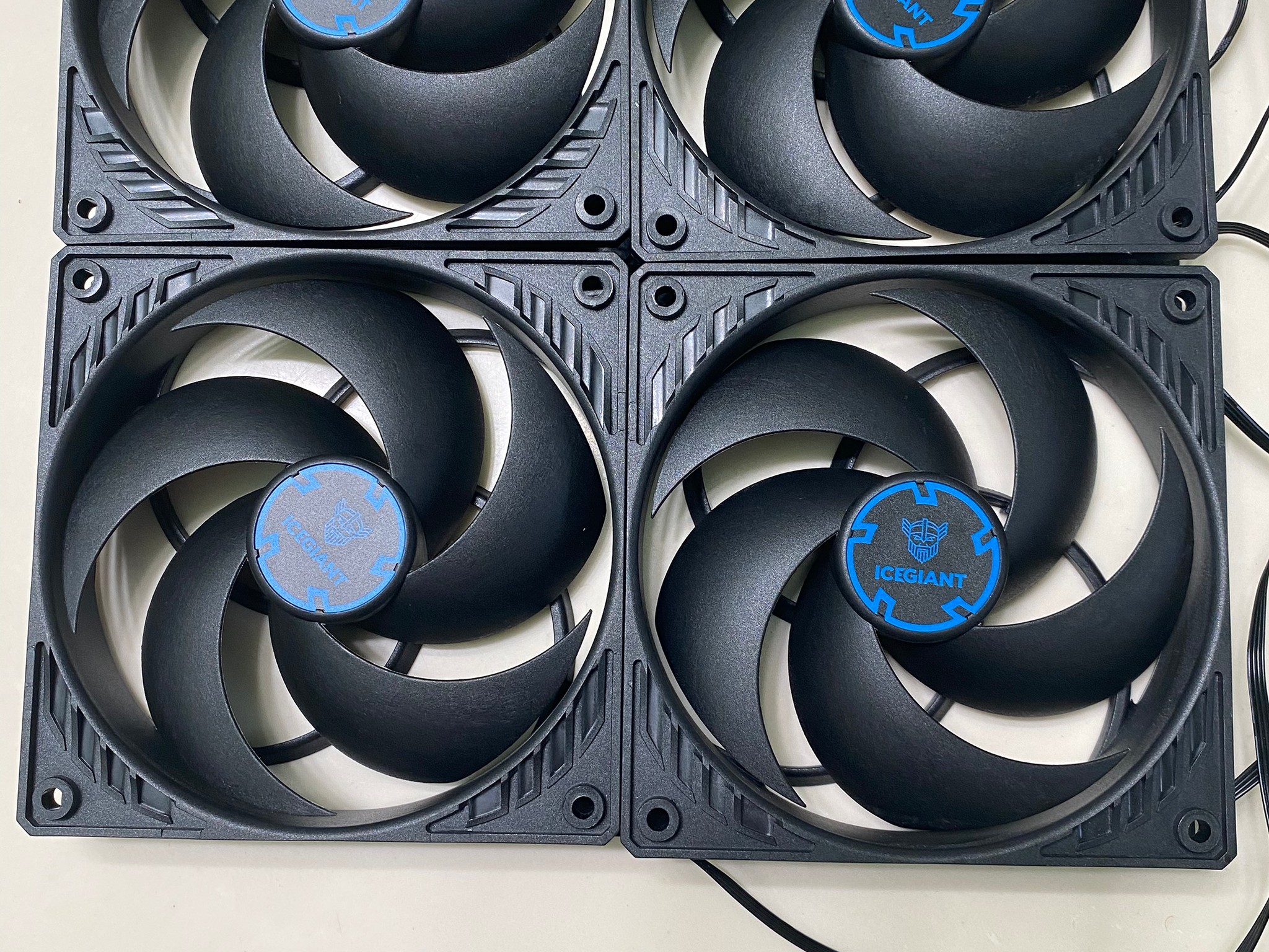 Ice Giant Modified Arctic P12 PWM Fans 120mm - 2300rpm - 4 PACK - READ DESC.