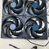 Ice Giant Modified Arctic P12 PWM Fans 120mm - 2300rpm - 4 PACK - READ DESC.