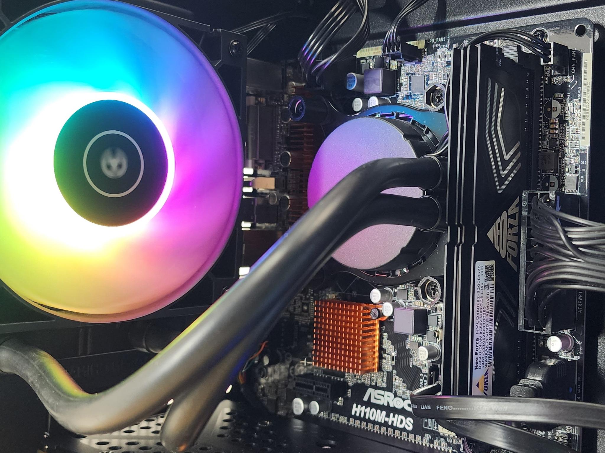 Gaming PC i5-7500 16GB RAM 128GB SSD + 1TB HDD RX 580 8GB Windows 11 Computer