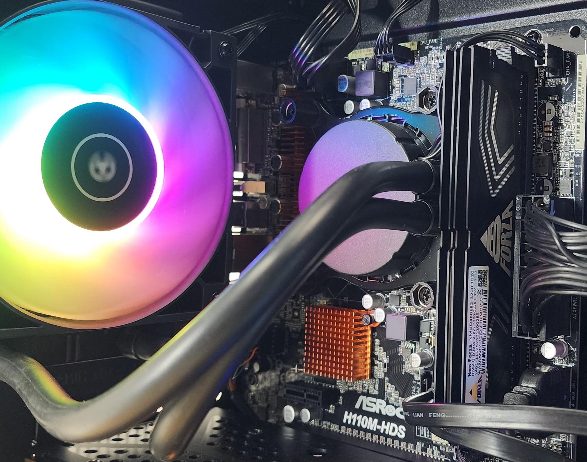 Gaming PC i5-7500 16GB RAM 128GB SSD + 1TB HDD RX 580 8GB Windows 11 Computer