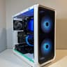 Ryzen 7 1700X/Nvidia GTX 1070 8GB Custom White RGB Gaming PC W/ Keyboard & Mouse