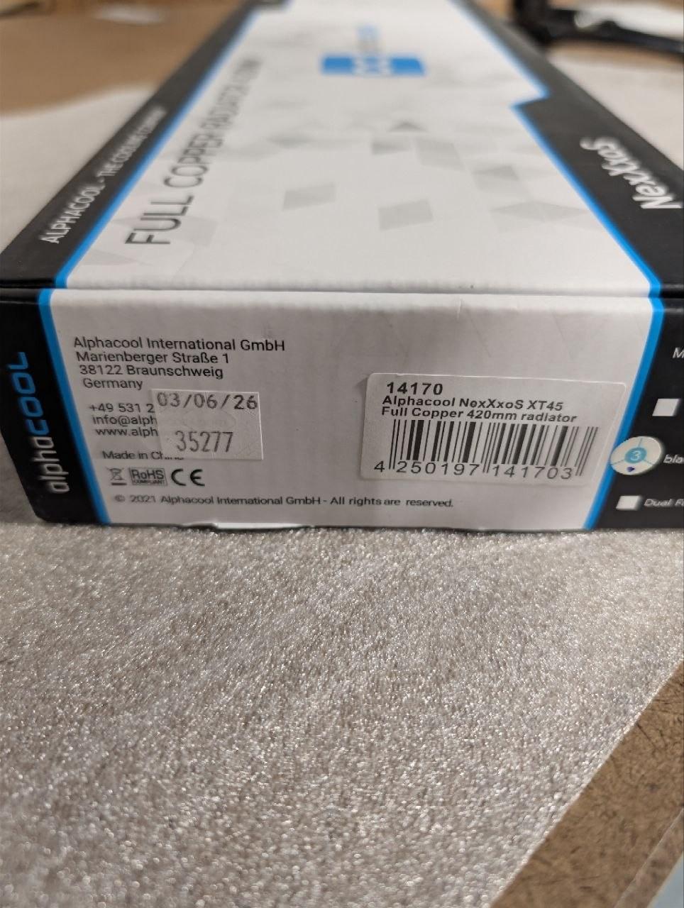 Alphacool NexXxoS XT45 Full Copper 420mm Radiator (14170)(2)