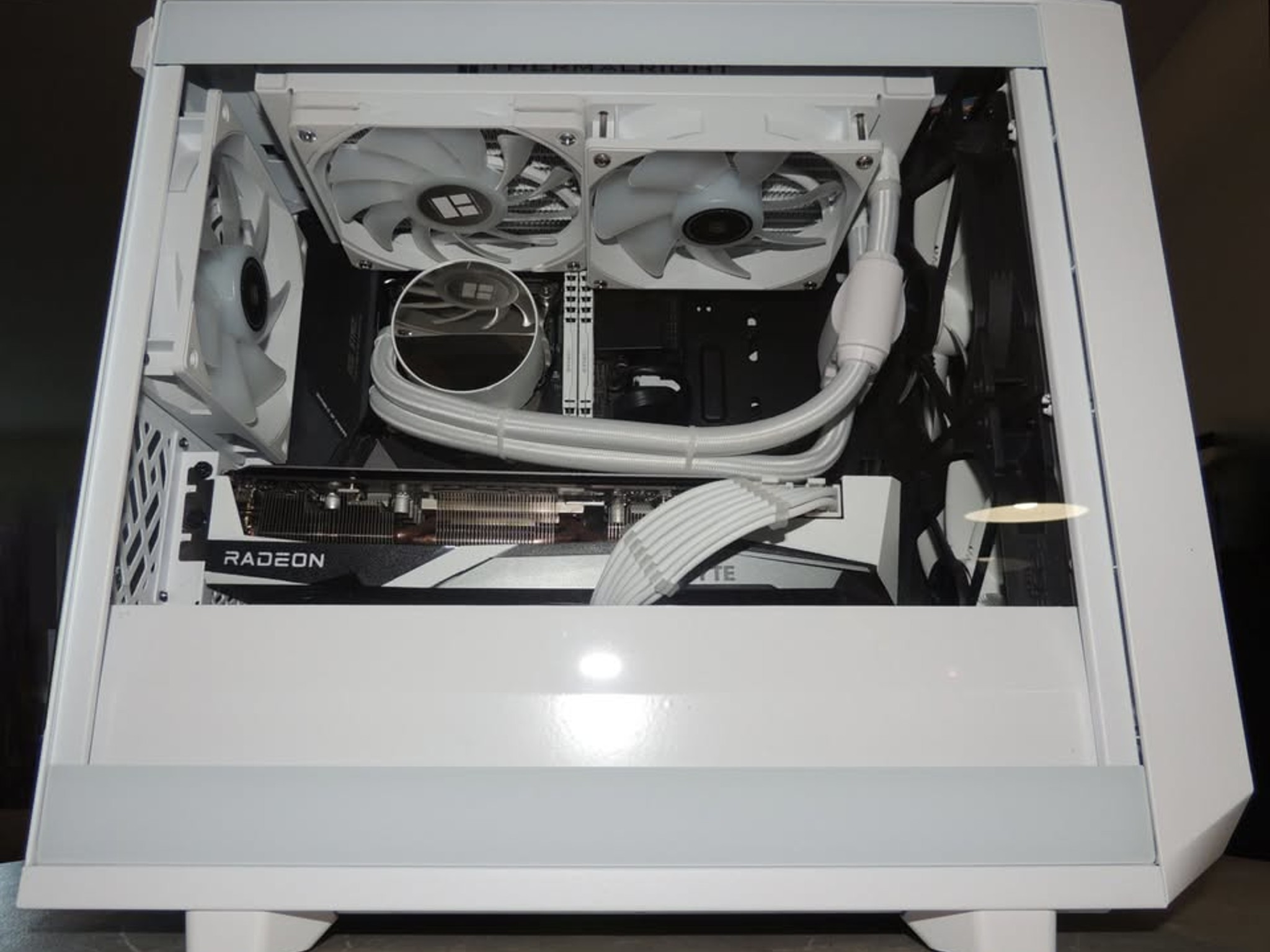 Beautiful New White Gaming Computer Build with New and Refurbished Parts