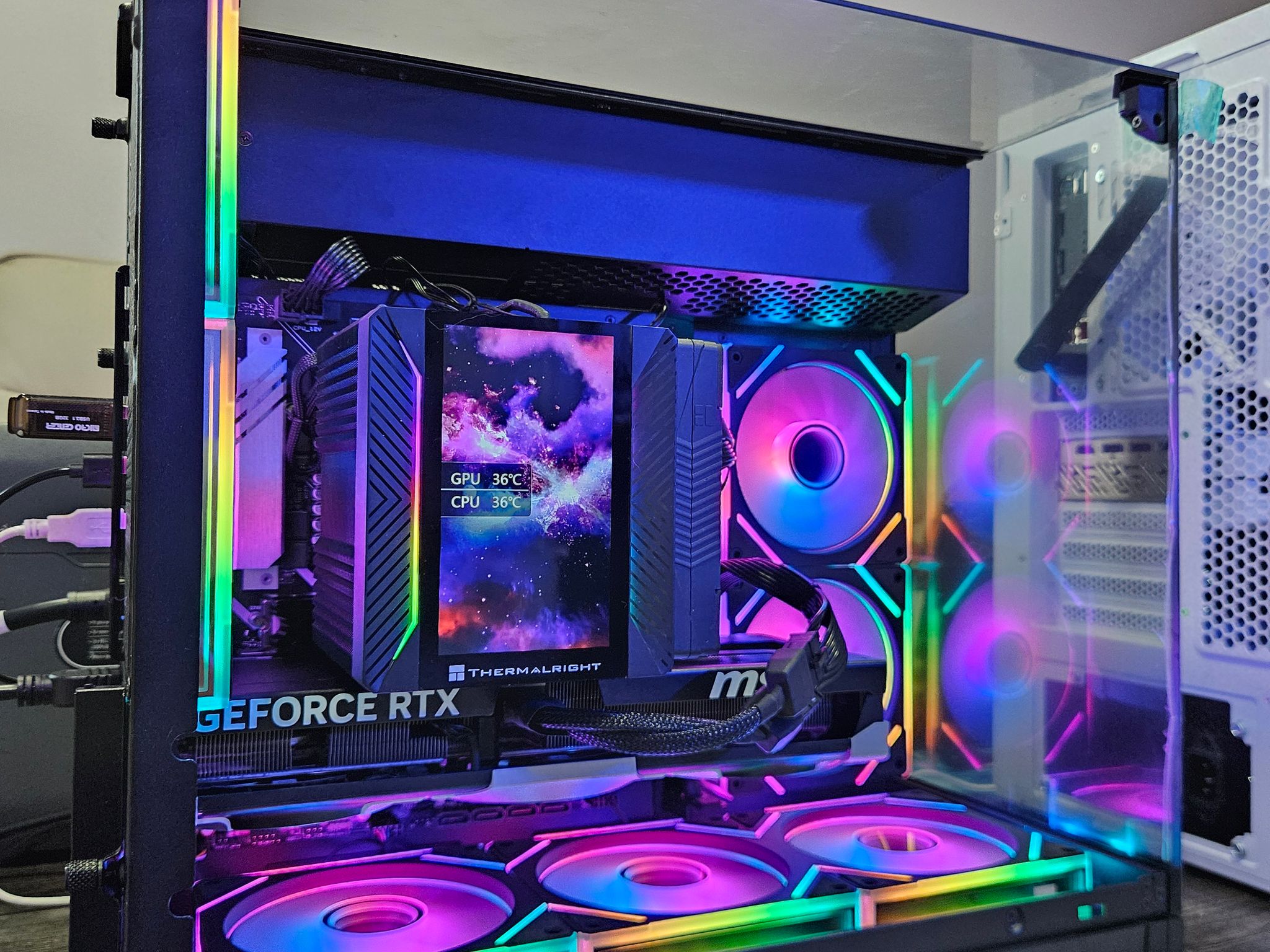 Gaming PC • RTX 5070 • Core Ultra 5 250K Plus • 32GB DDR5 • 1TB M.2 • Lian Li O11 Vision M