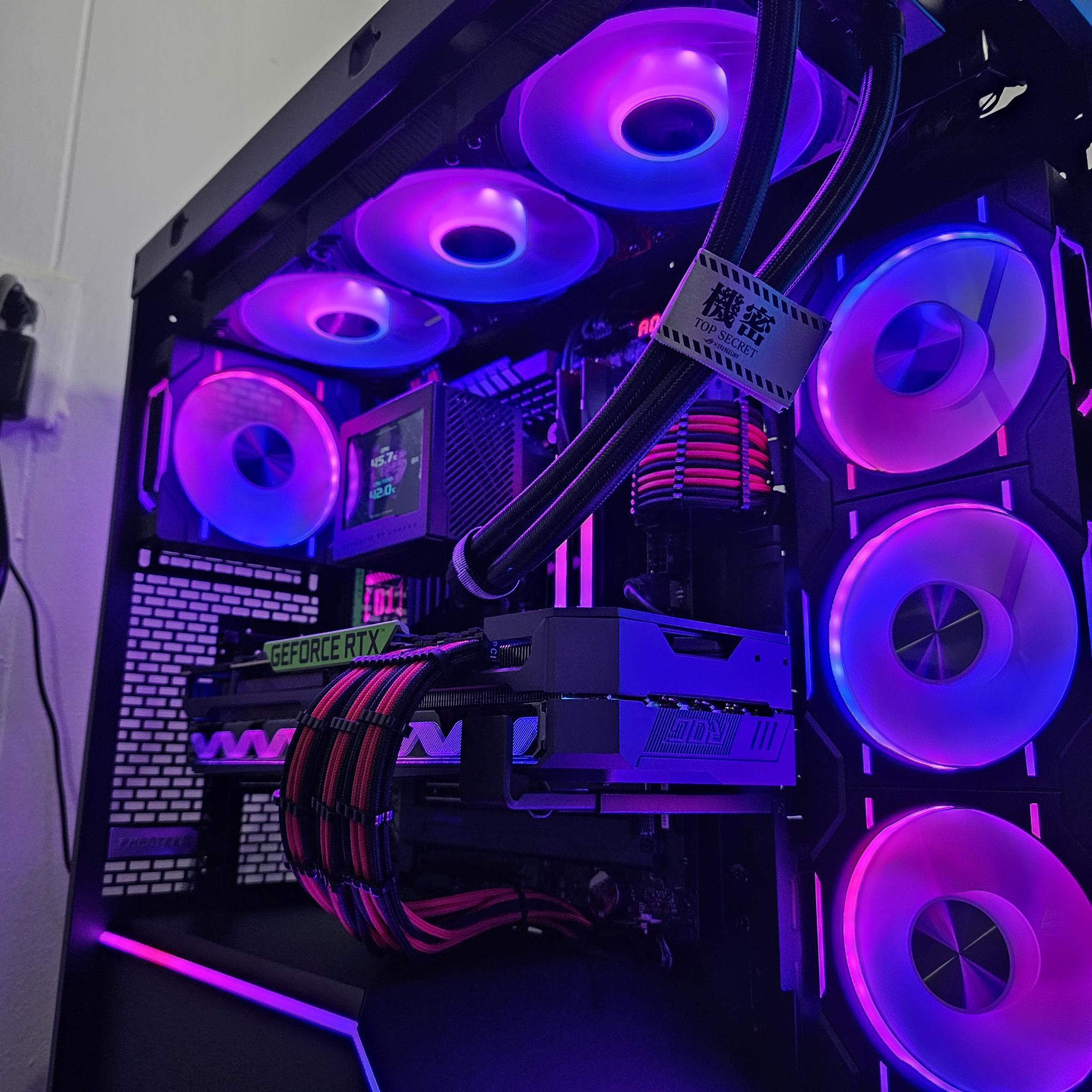 EVA TEST TYPE-01 CUSTOM GAMING PC w i7 14700K // STRIX EVA RTX 3090 // 2TB NVME // 32GB DDR5
