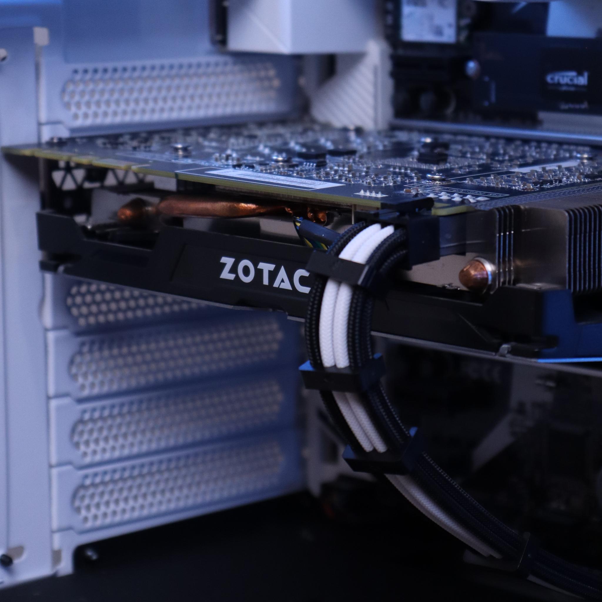 Black and White NVIDIA Gaming PC