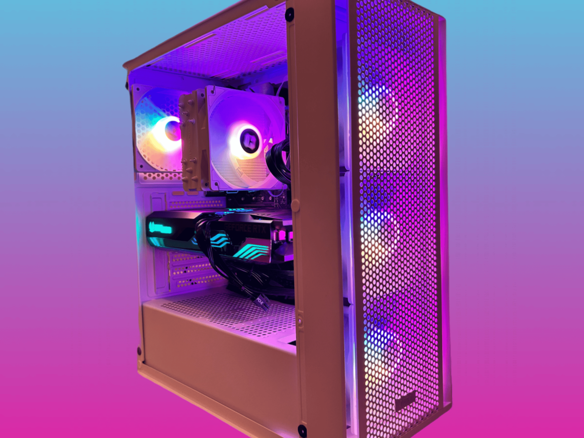 "Project Aura✨" RTX 3070, Ryzen 7 3800xt Gaming/Streaming PC
