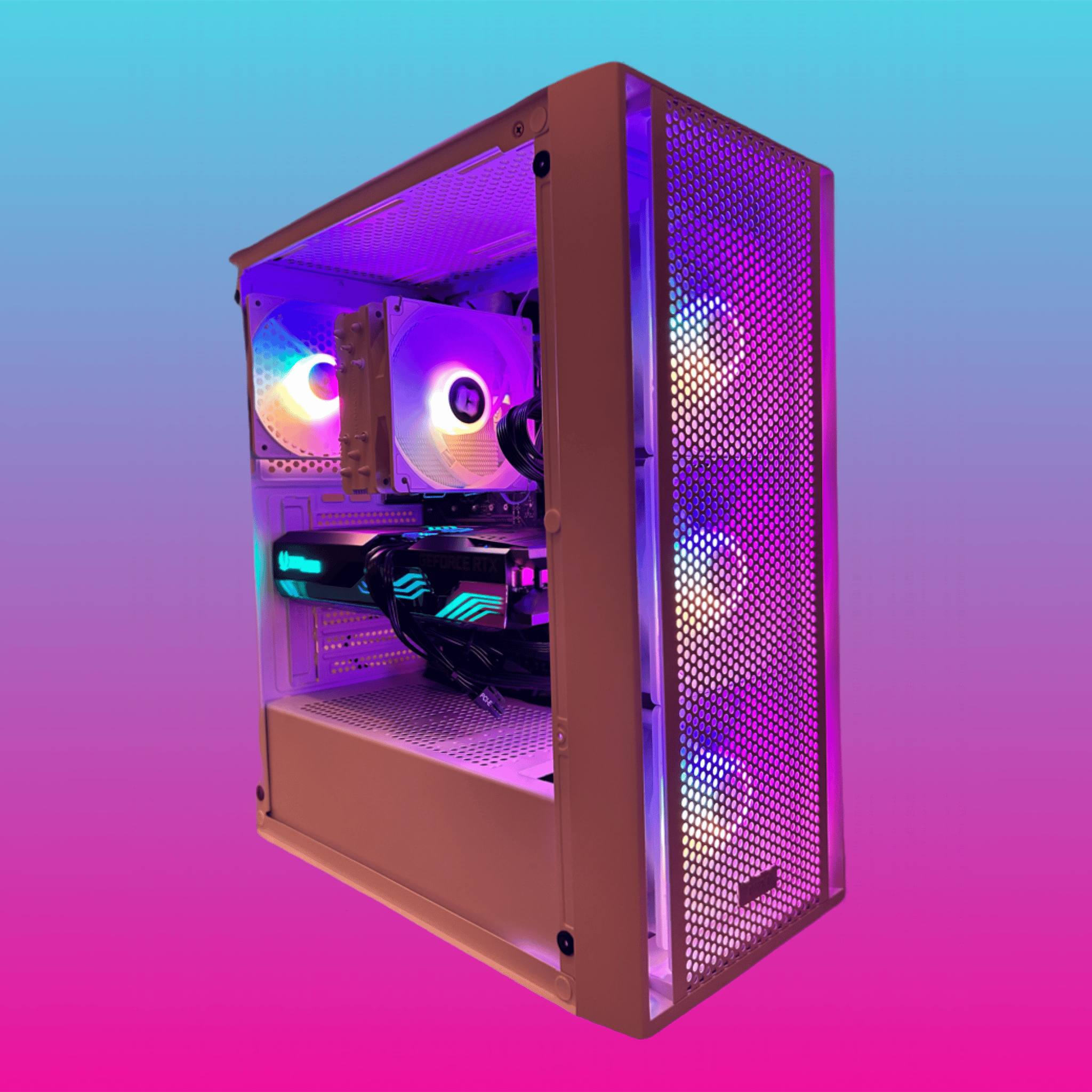 "Project Aura✨" RTX 3070, Ryzen 7 3800xt Gaming/Streaming PC