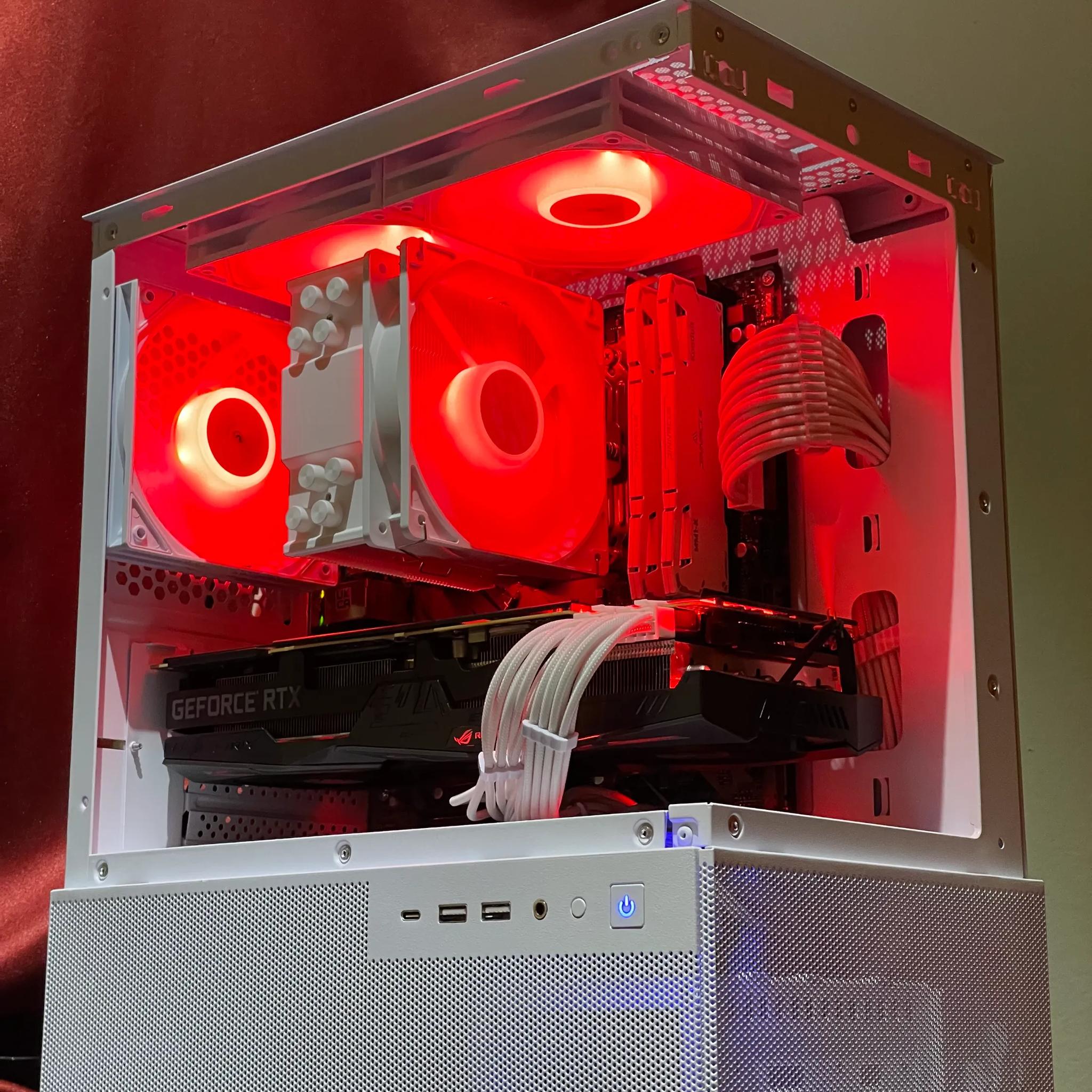 White Gaming PC (Zero Build Fee) | RTX 2080 | Ryzen 5 | 16 GB DDR4 | 1 TB NVME