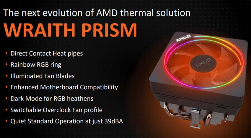 AMD Ryzen 7 3700X 8-Core 16-Thread CPU + Wraith Prism Cooler | AM4 |